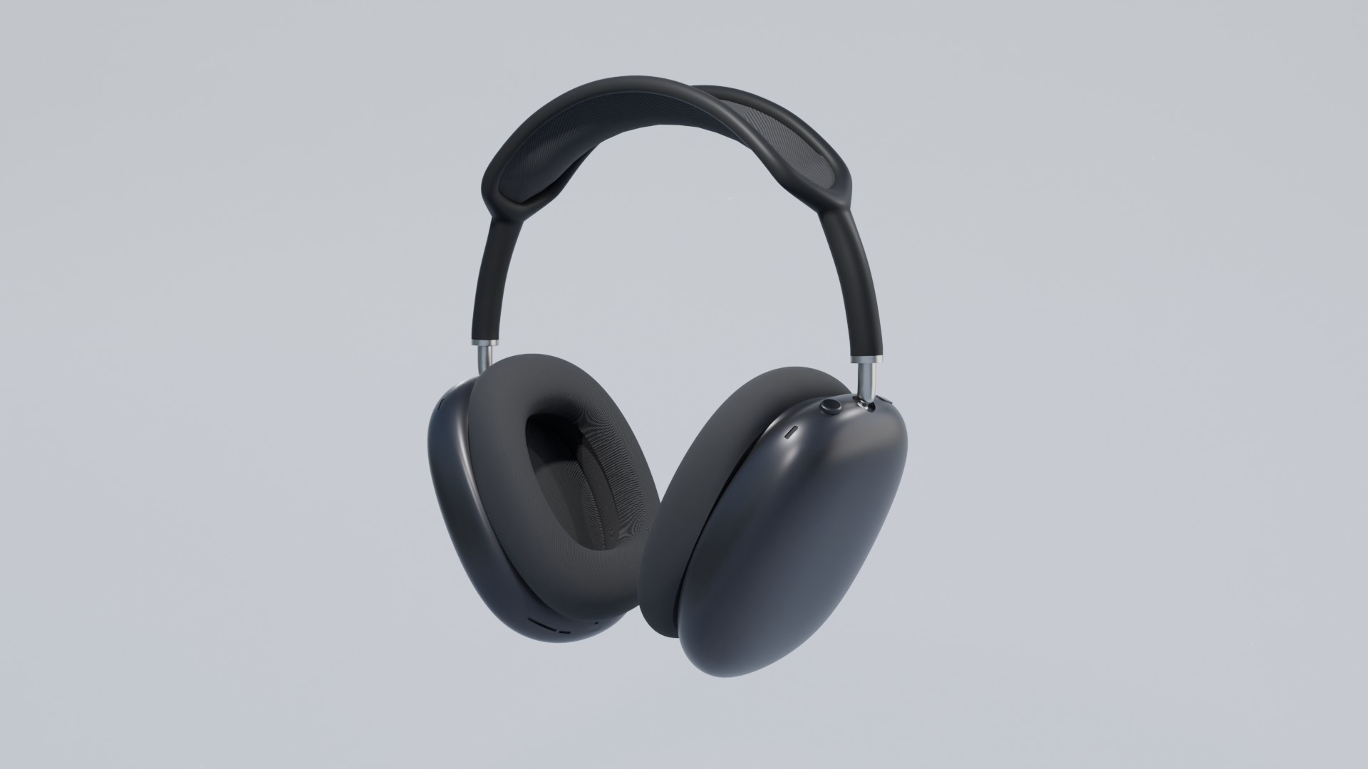 Airpods Max Space Grey 3D model_2