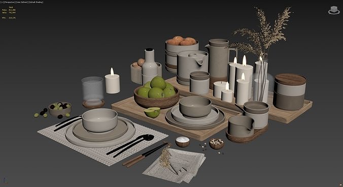 accessories 14 3D model 7