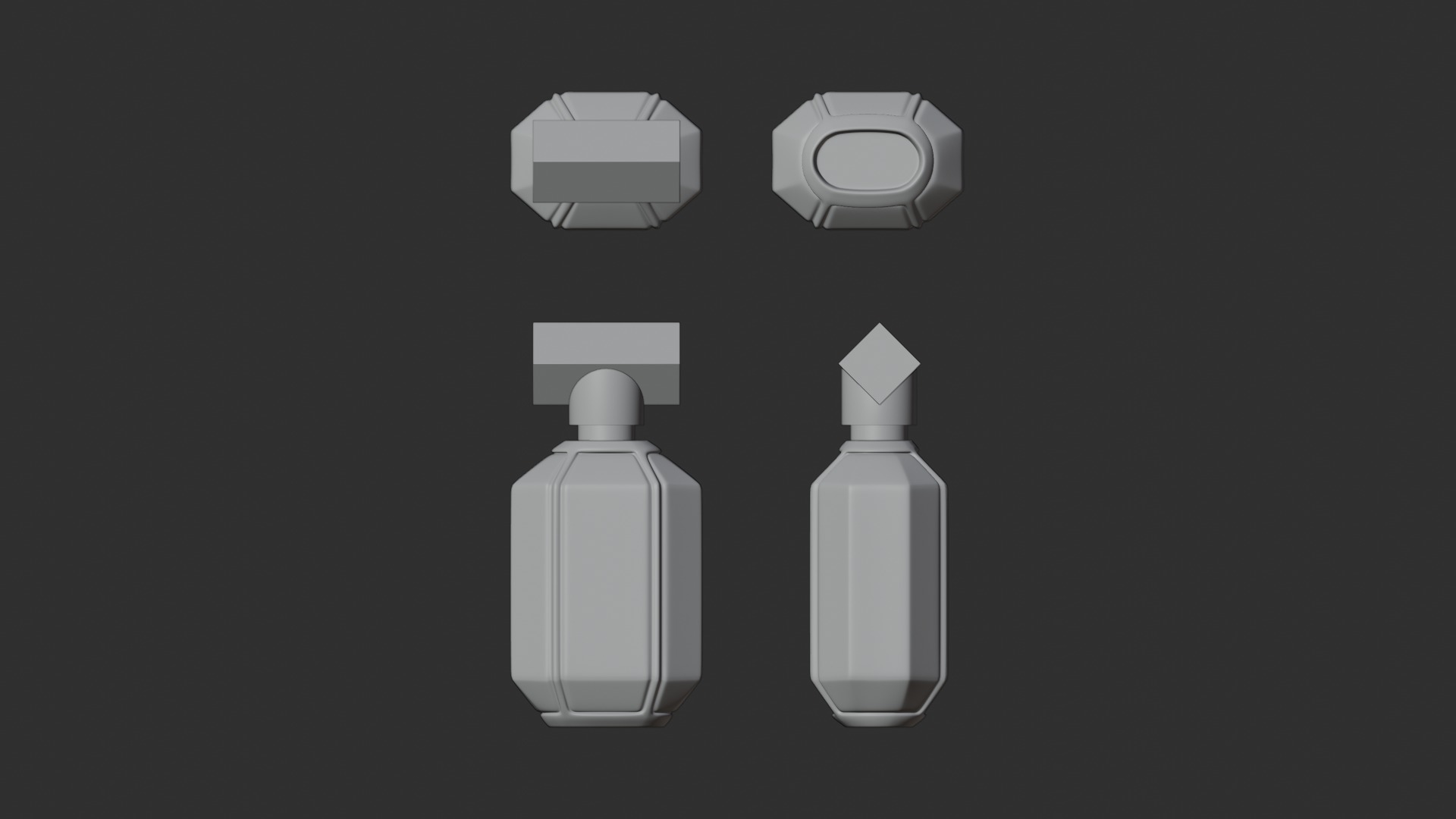 Hugo Boss The Scent Perfume 3D model_3