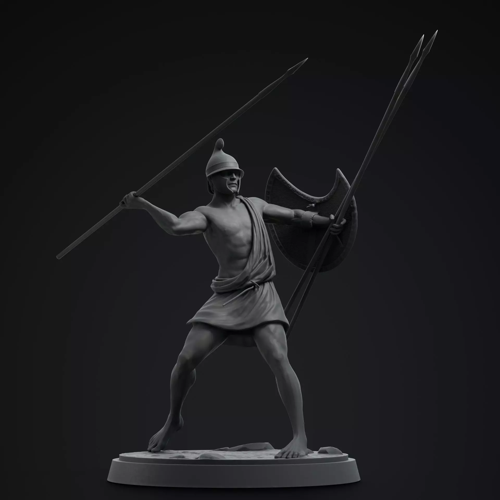 Peltast 3D print model_0