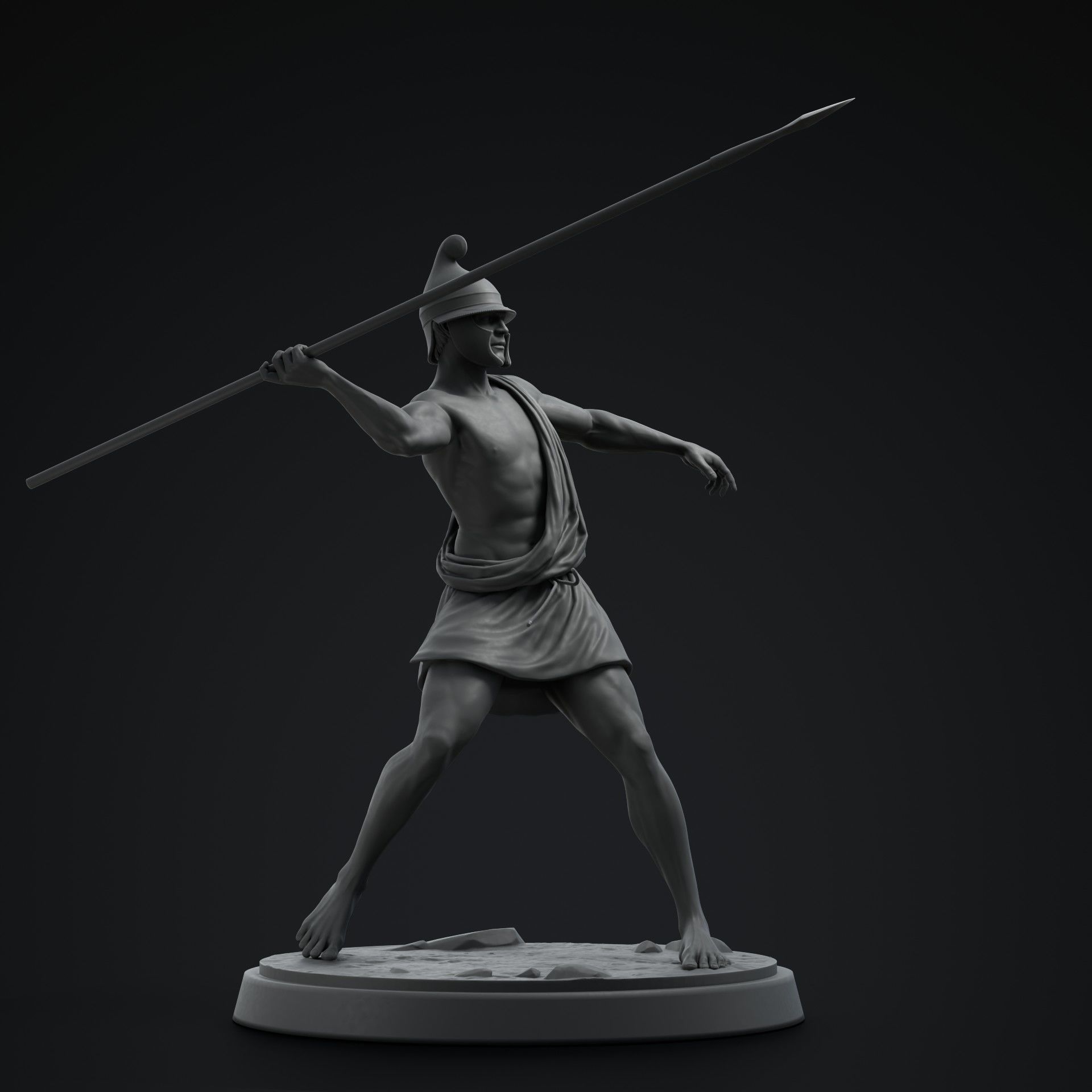 Peltast 3D print model_7