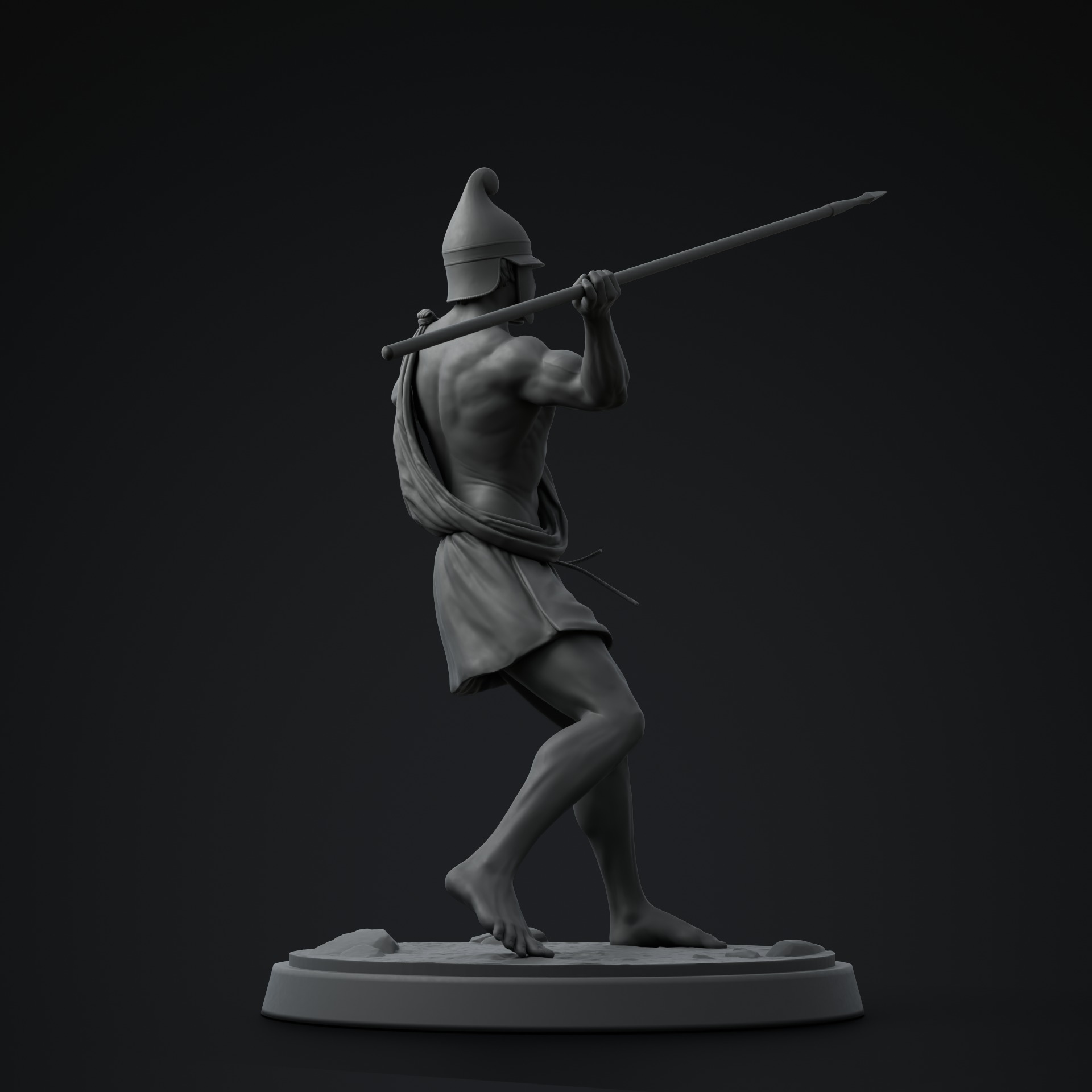 Peltast 3D print model_8