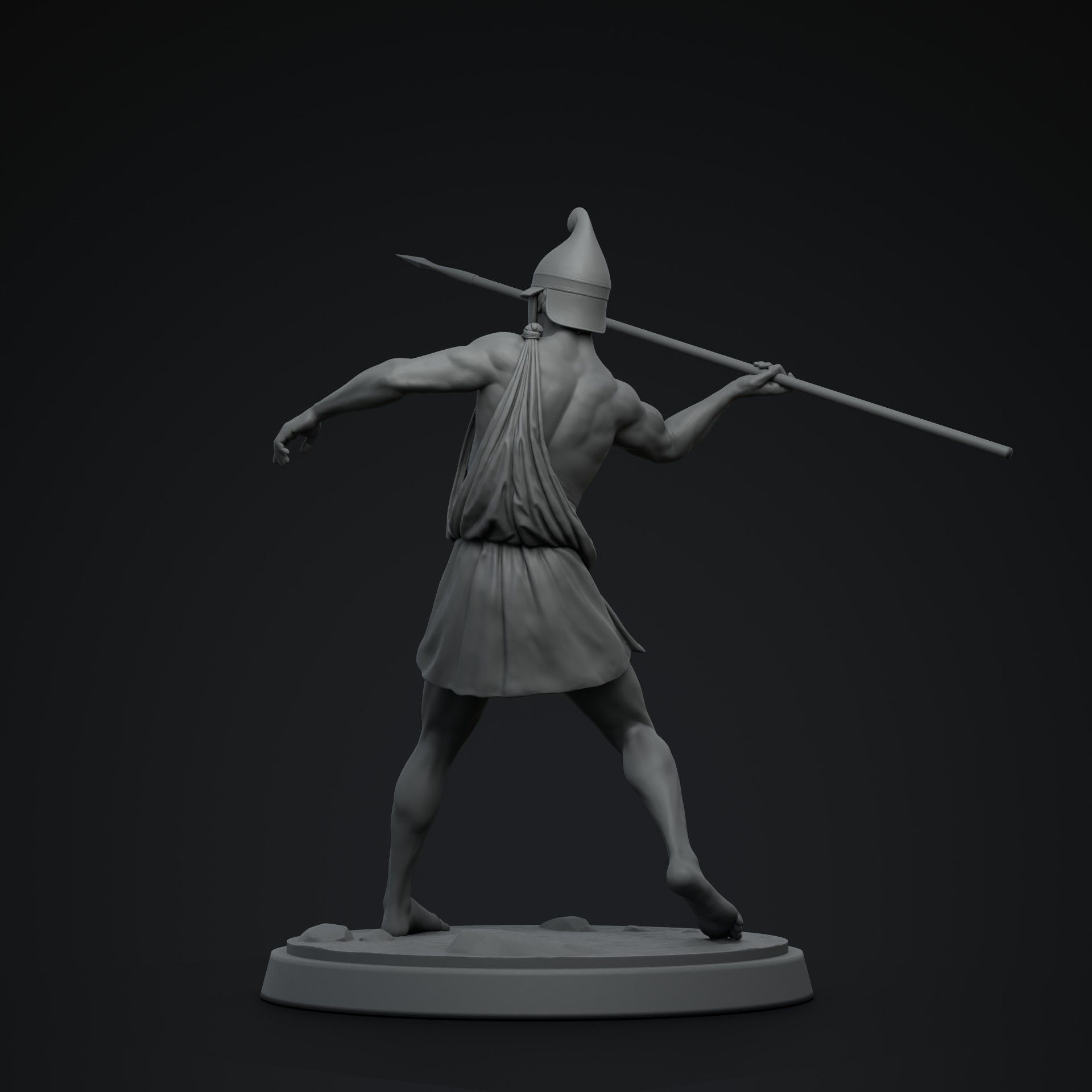 Peltast 3D print model_9