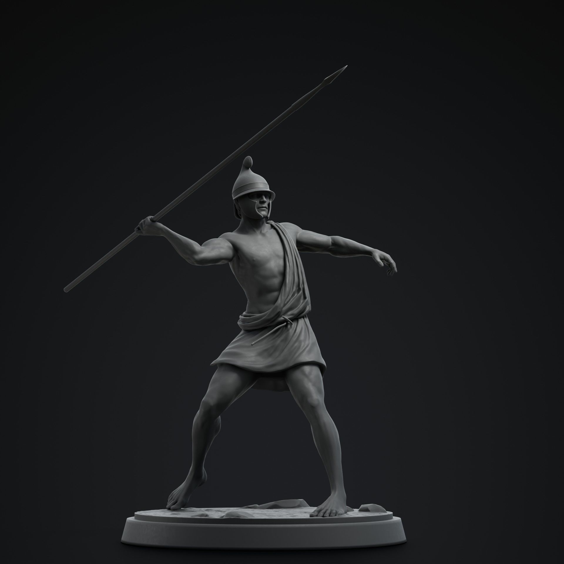 Peltast 3D print model_1