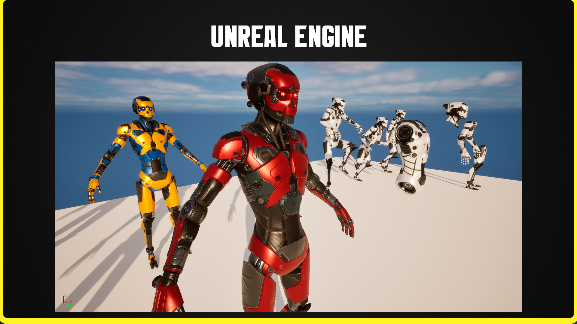 Sci-fi Robot Character 01 Low-poly 3D model_8