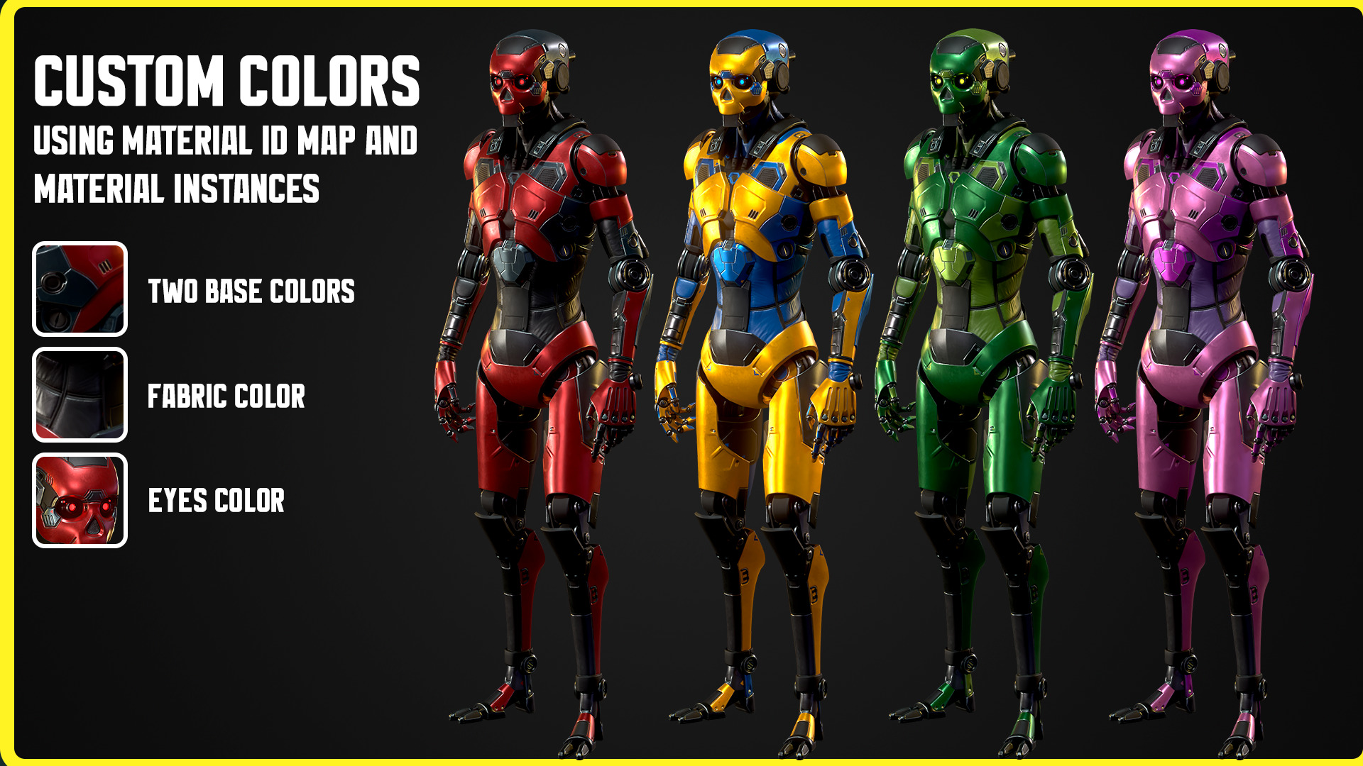 Sci-fi Robot Character 01 Low-poly 3D model_3