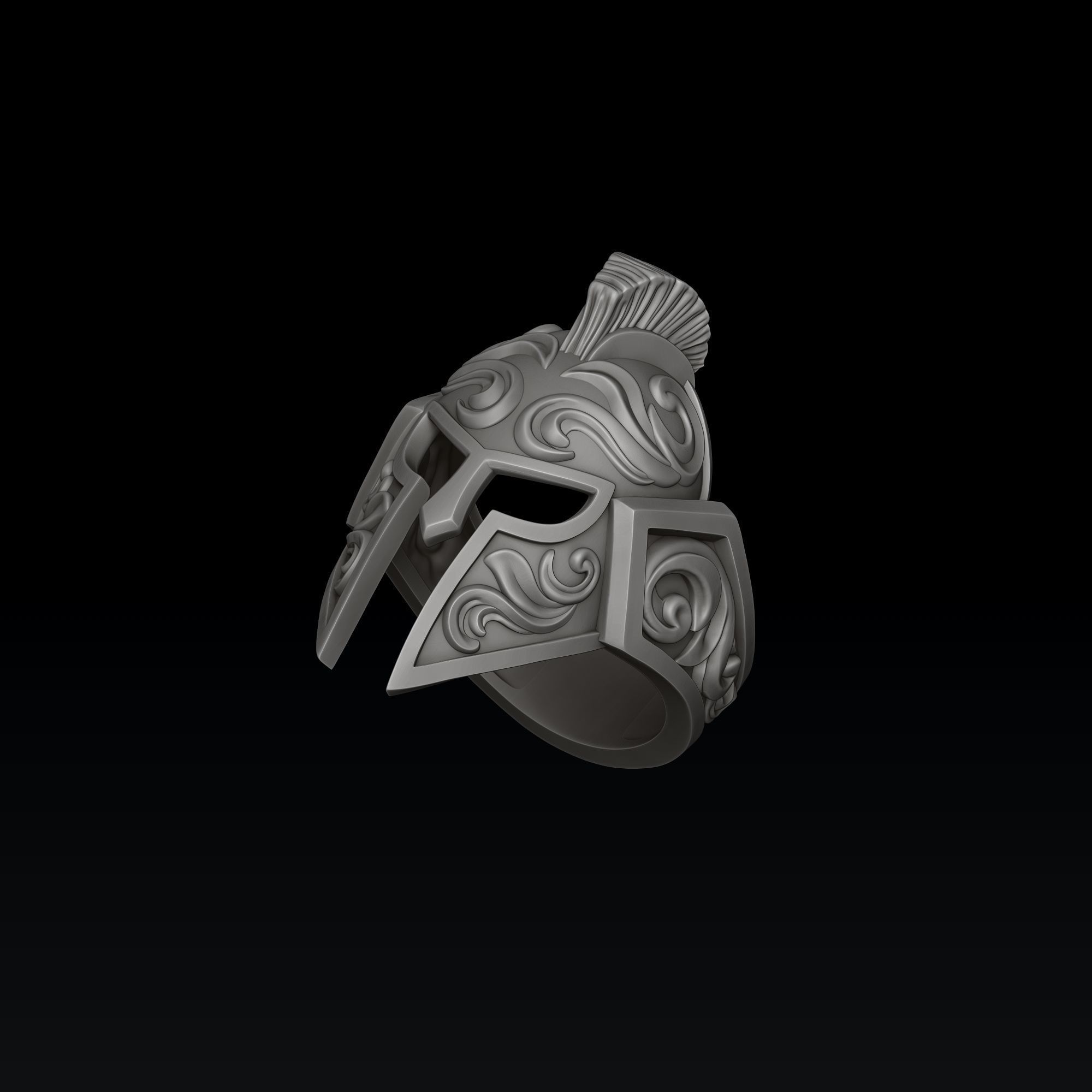 Helmet Ring v3 3D print model_2