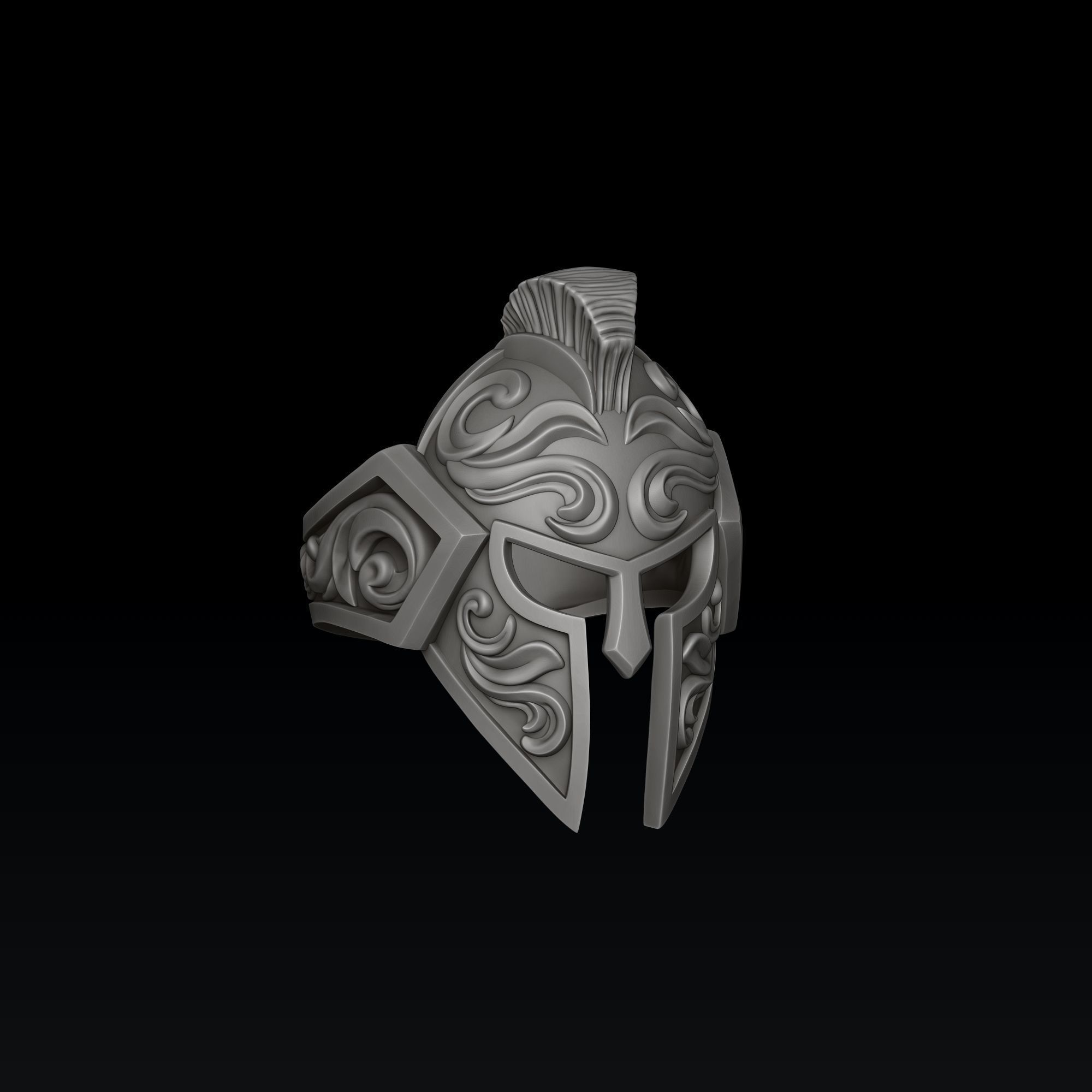 Helmet Ring v3 3D print model_7