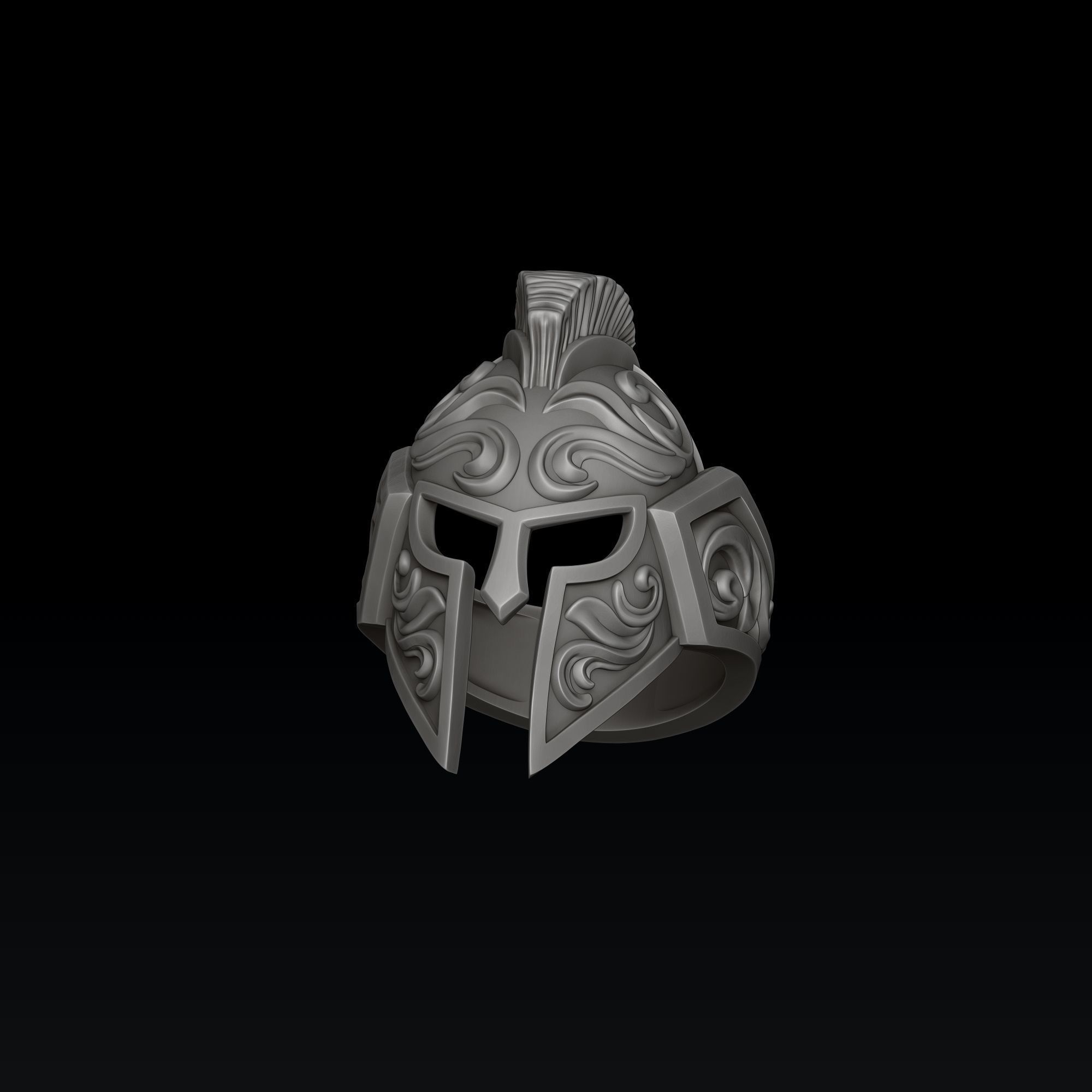 Helmet Ring v3 3D print model_6