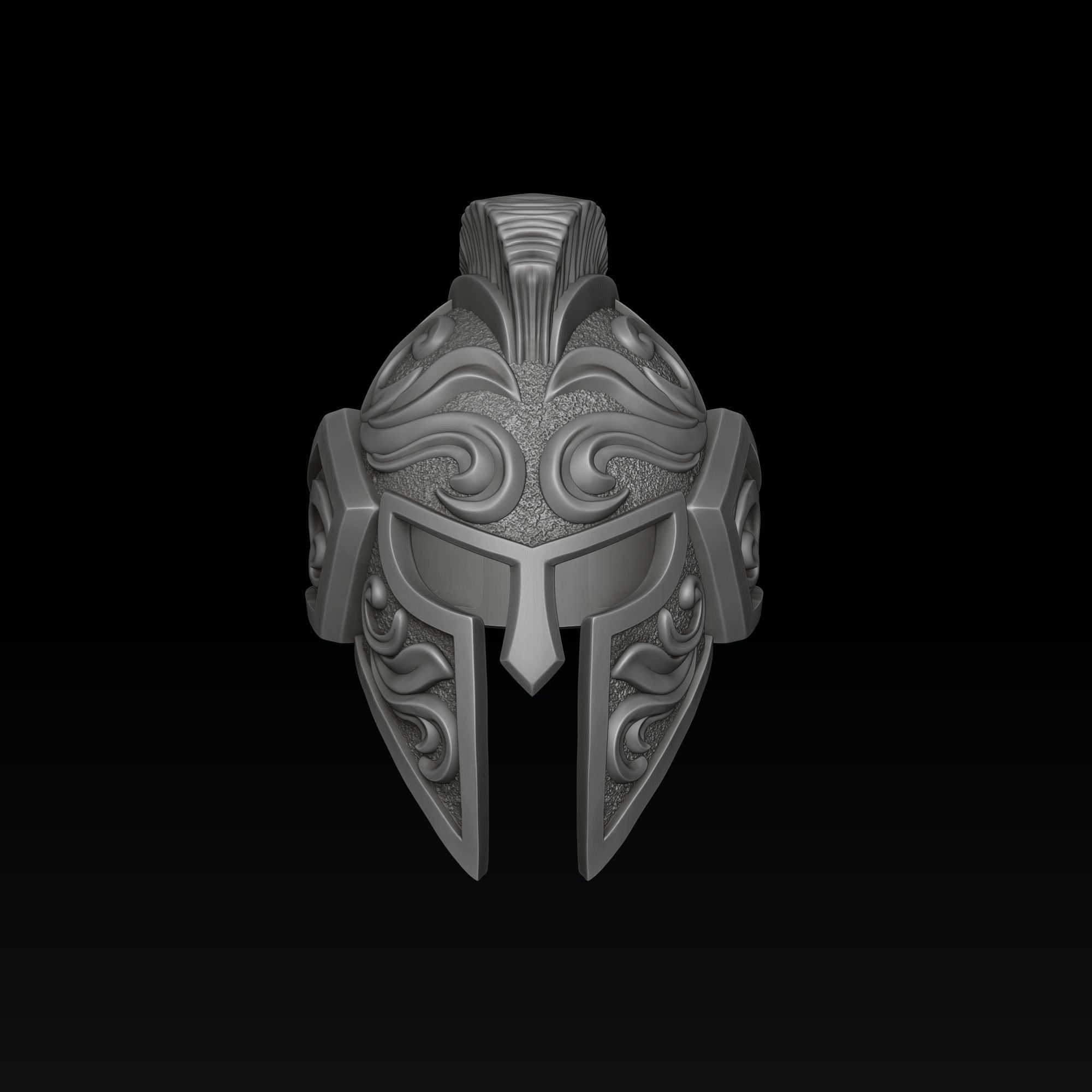 Helmet Ring v3 3D print model_3