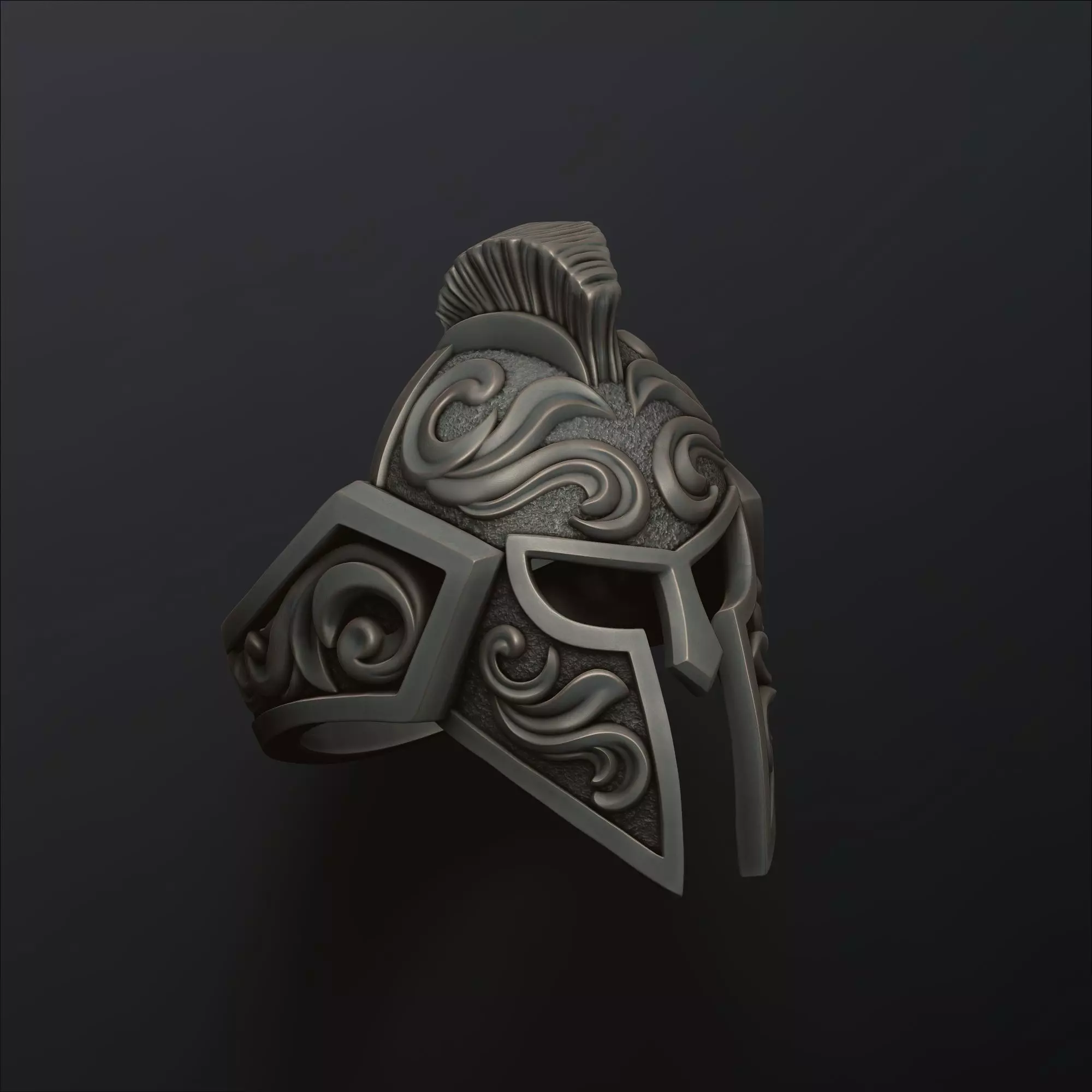 Helmet Ring v3 3D print model_0