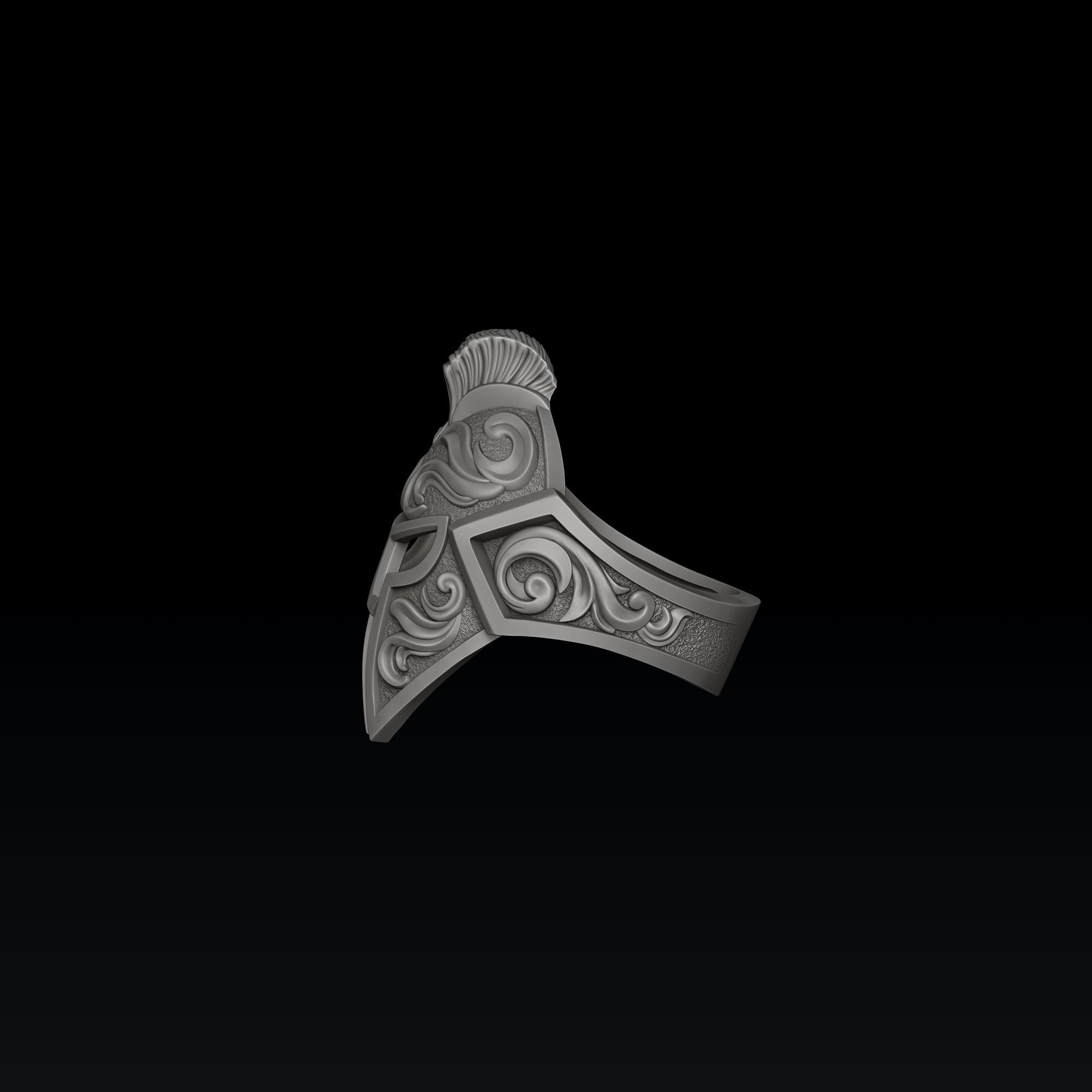 Helmet Ring v3 3D print model_5
