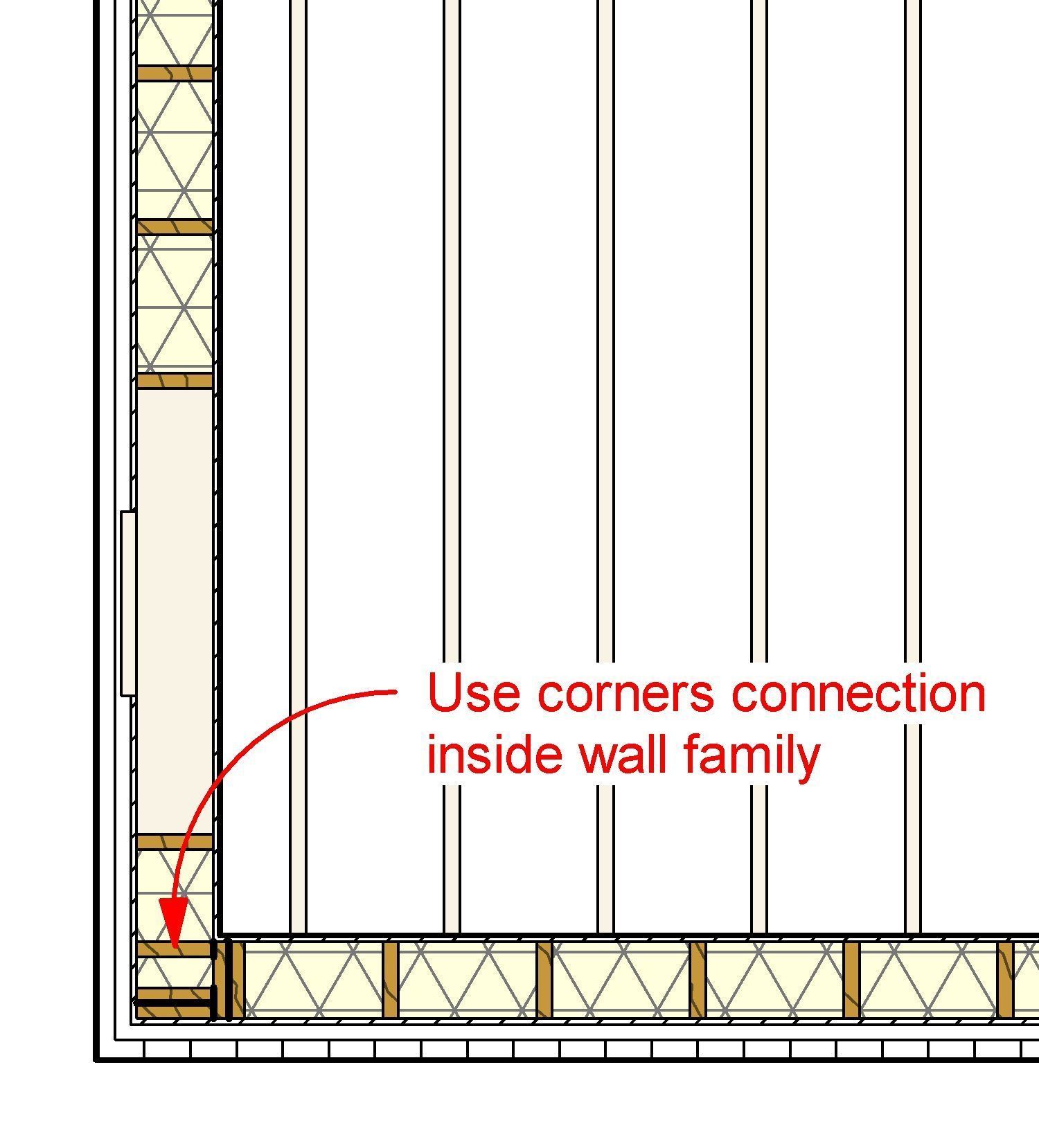 Frame house structure from parametric revit families 3D model_7