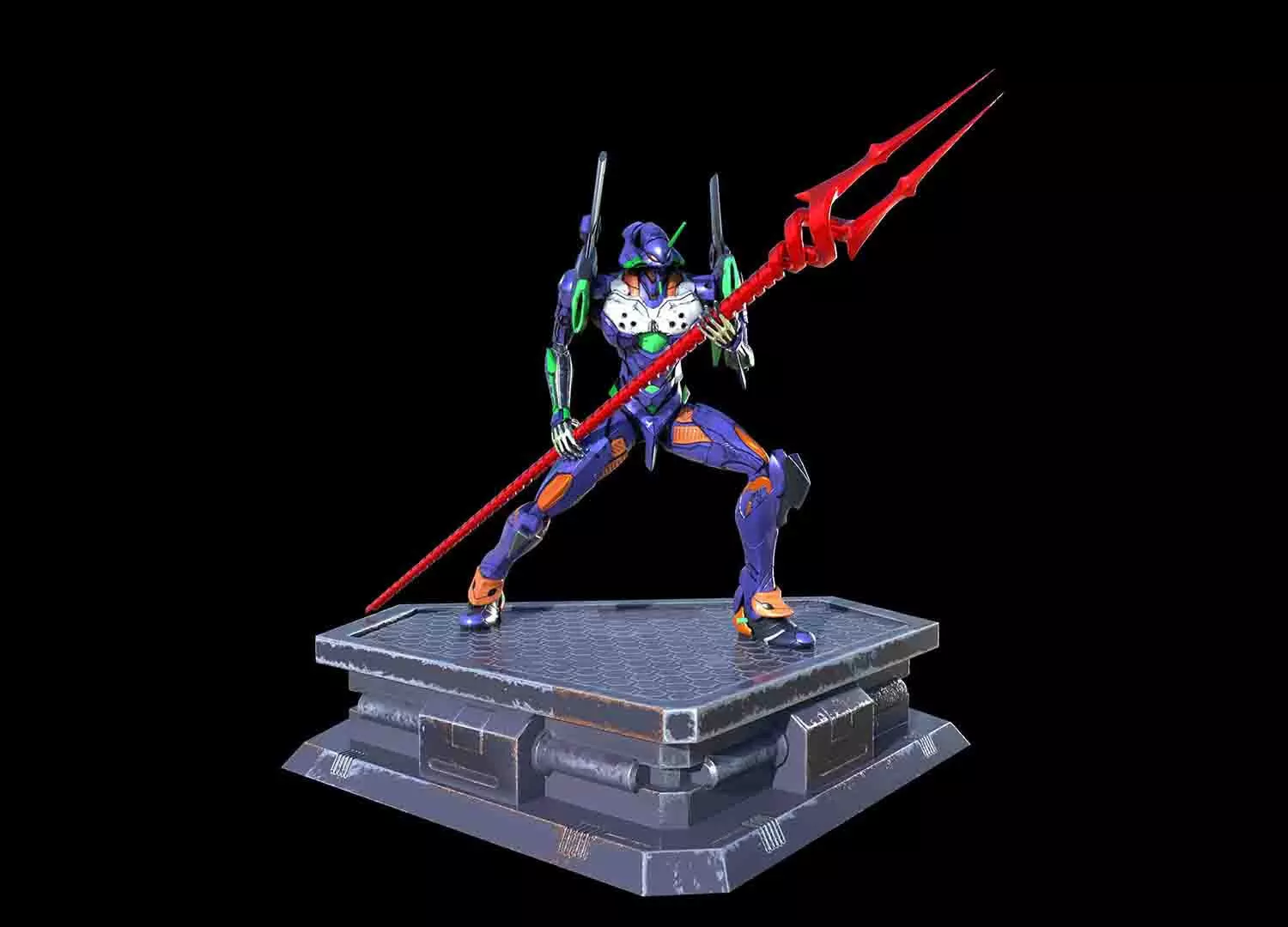 Evangelion Statue 3D Model Ready to Print 3D print model_0