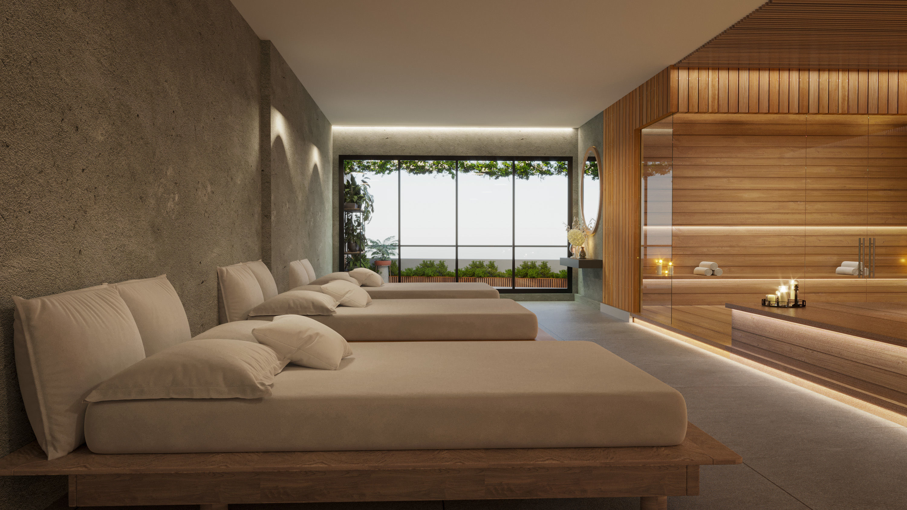 beauty clinic and finnish bath 3d model 3D model_4