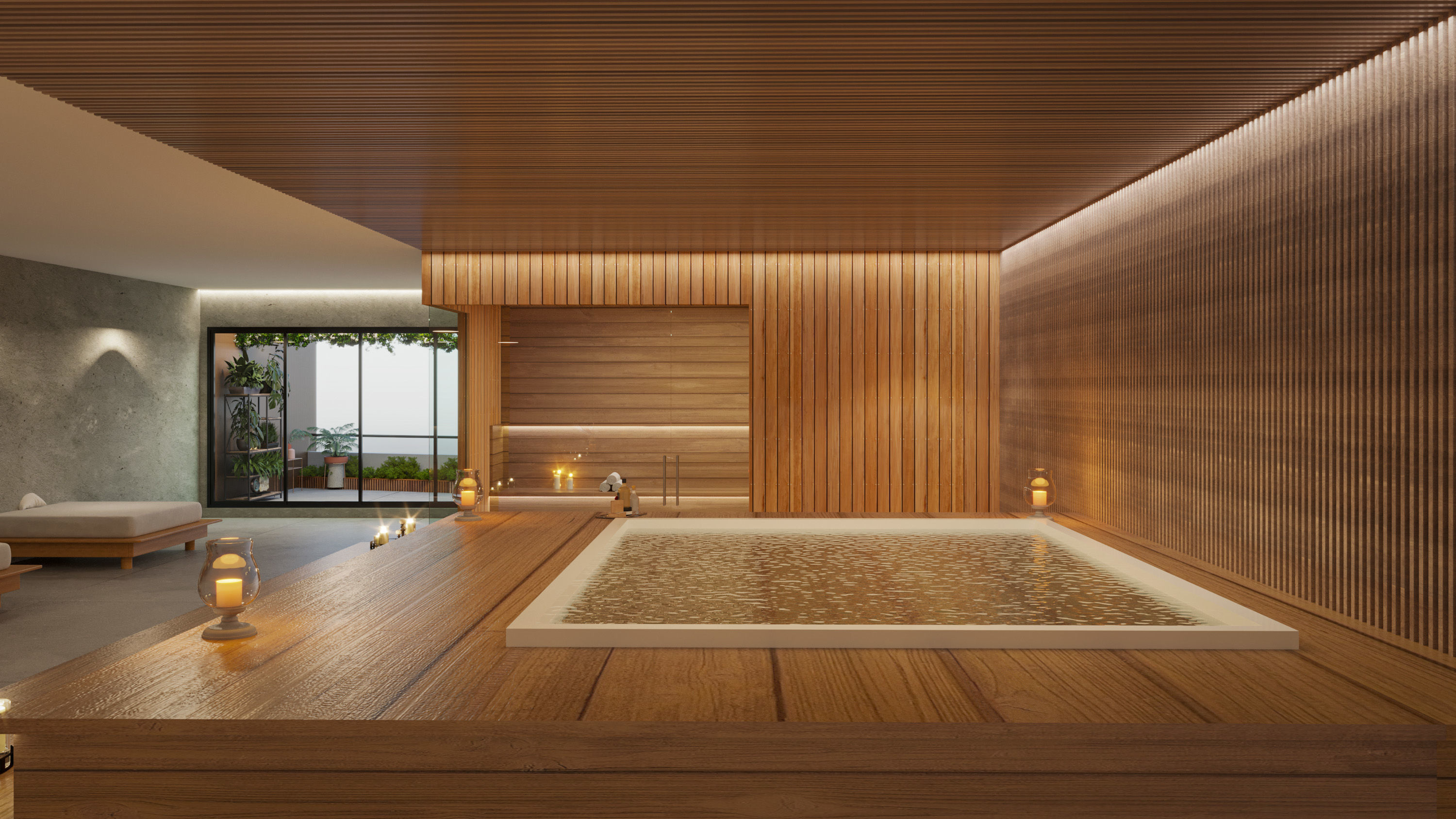 beauty clinic and finnish bath 3d model 3D model_1