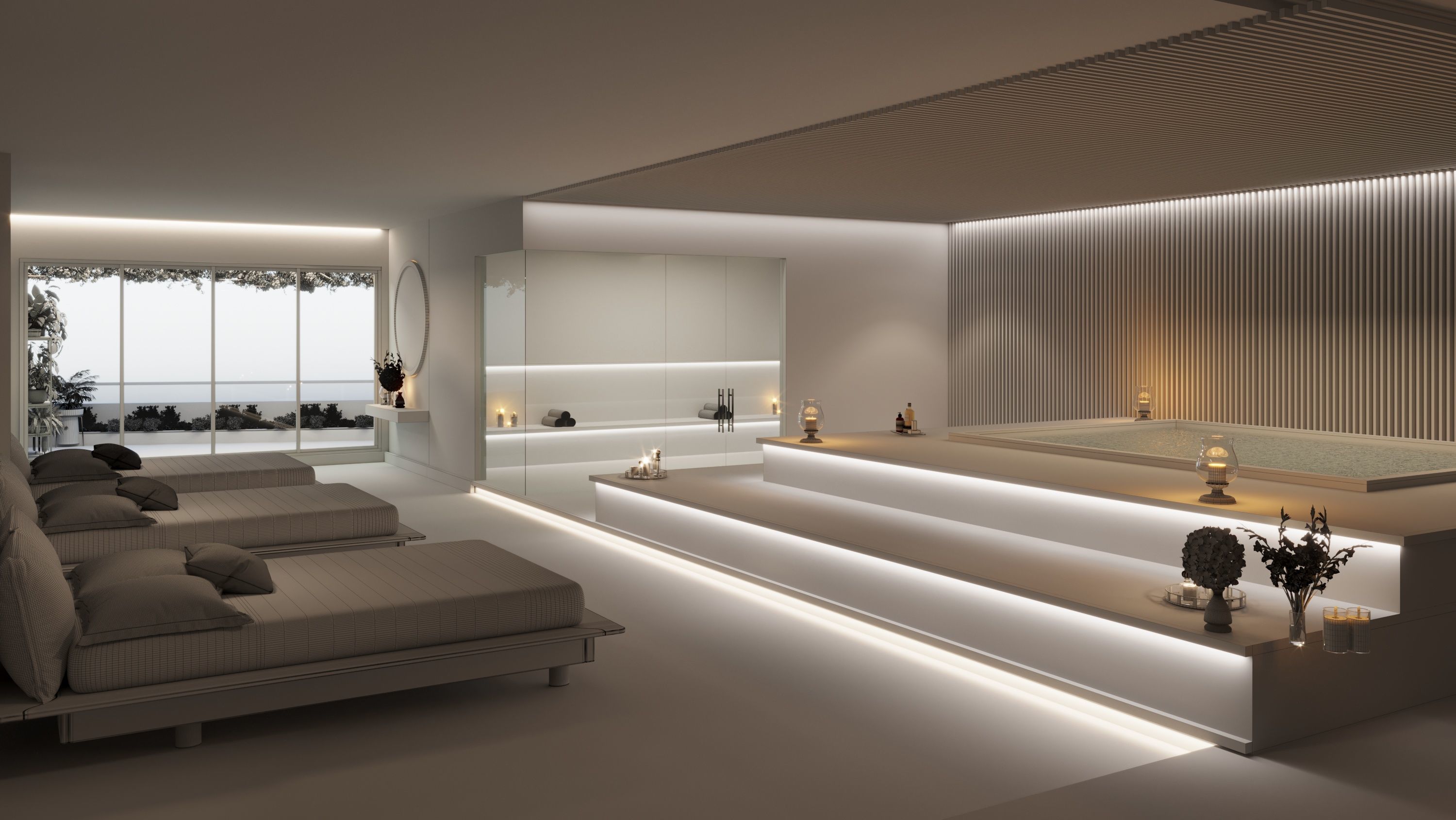 beauty clinic and finnish bath 3d model 3D model_7