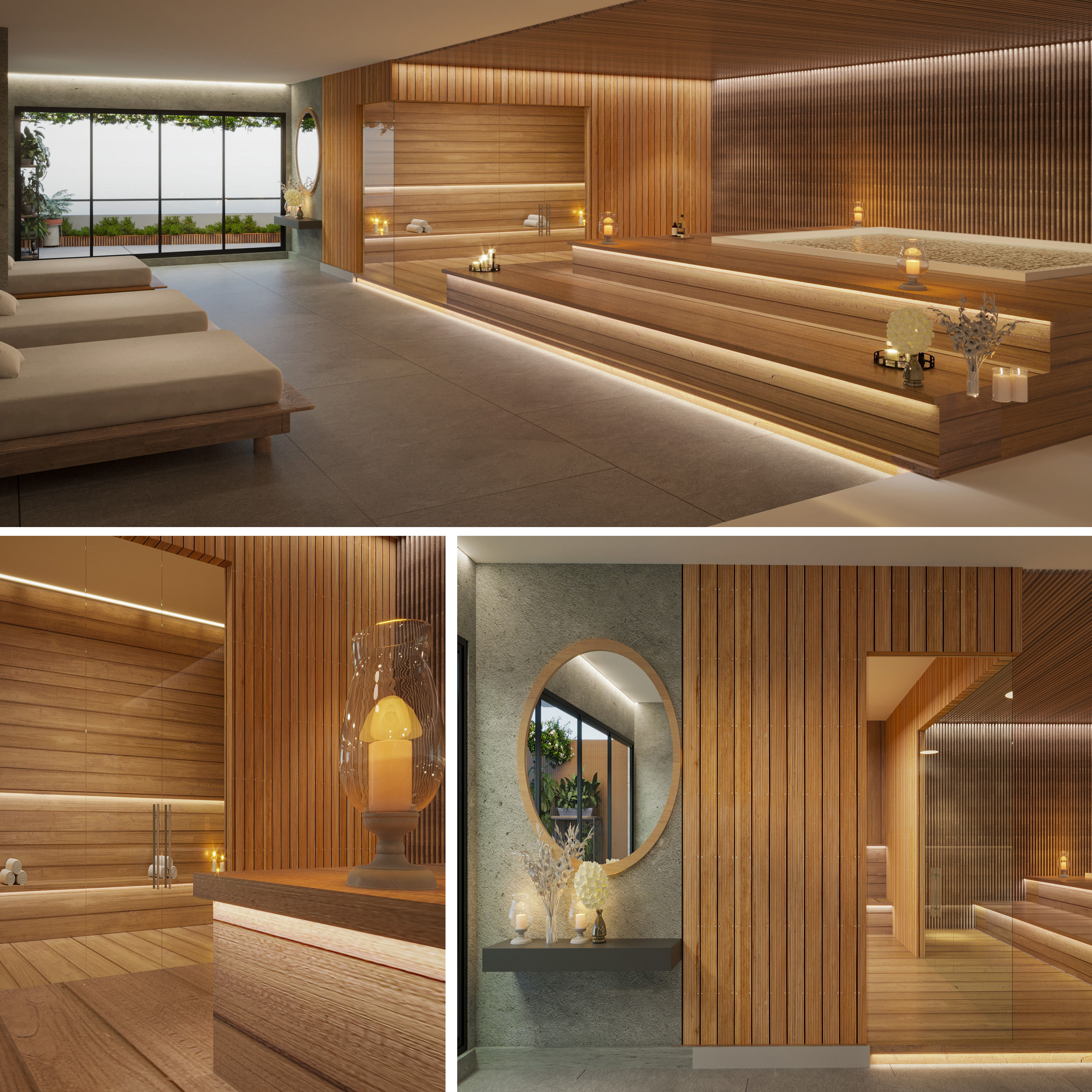 beauty clinic and finnish bath 3d model 3D model_6