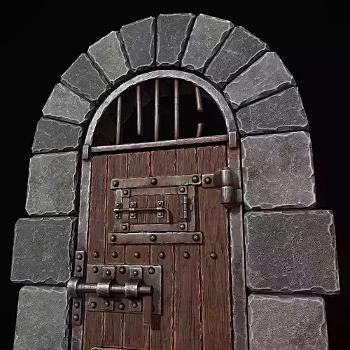 Medieval Dungeon Door