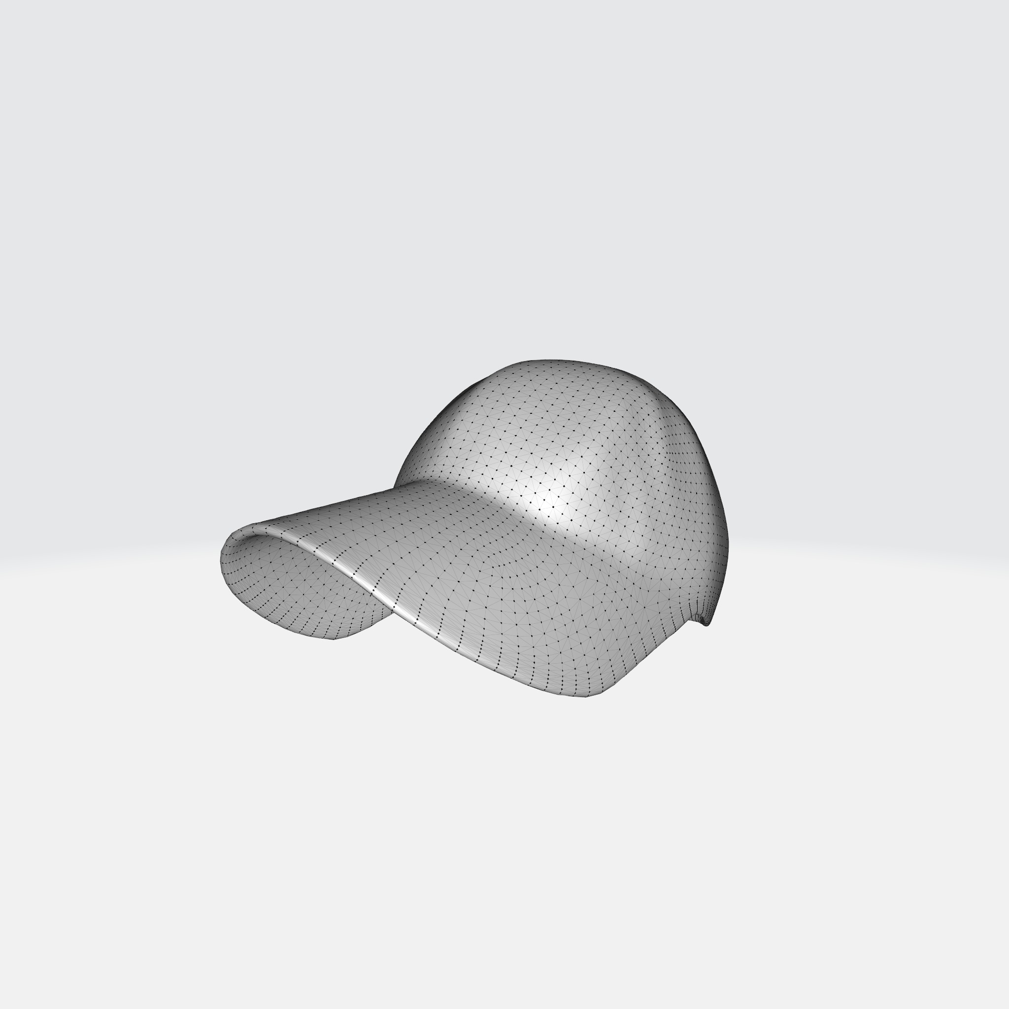 Baseball cap 3D model_10