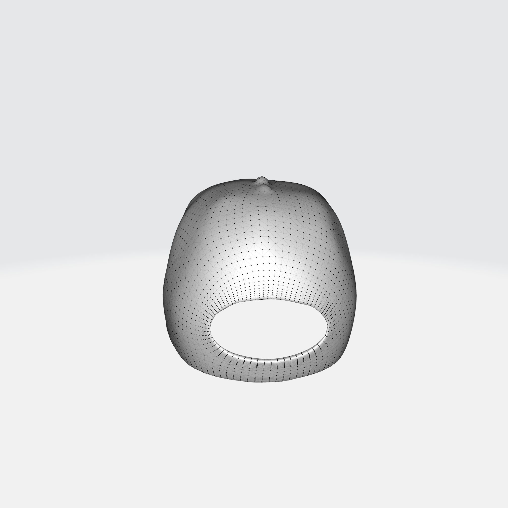 Baseball cap 3D model_8