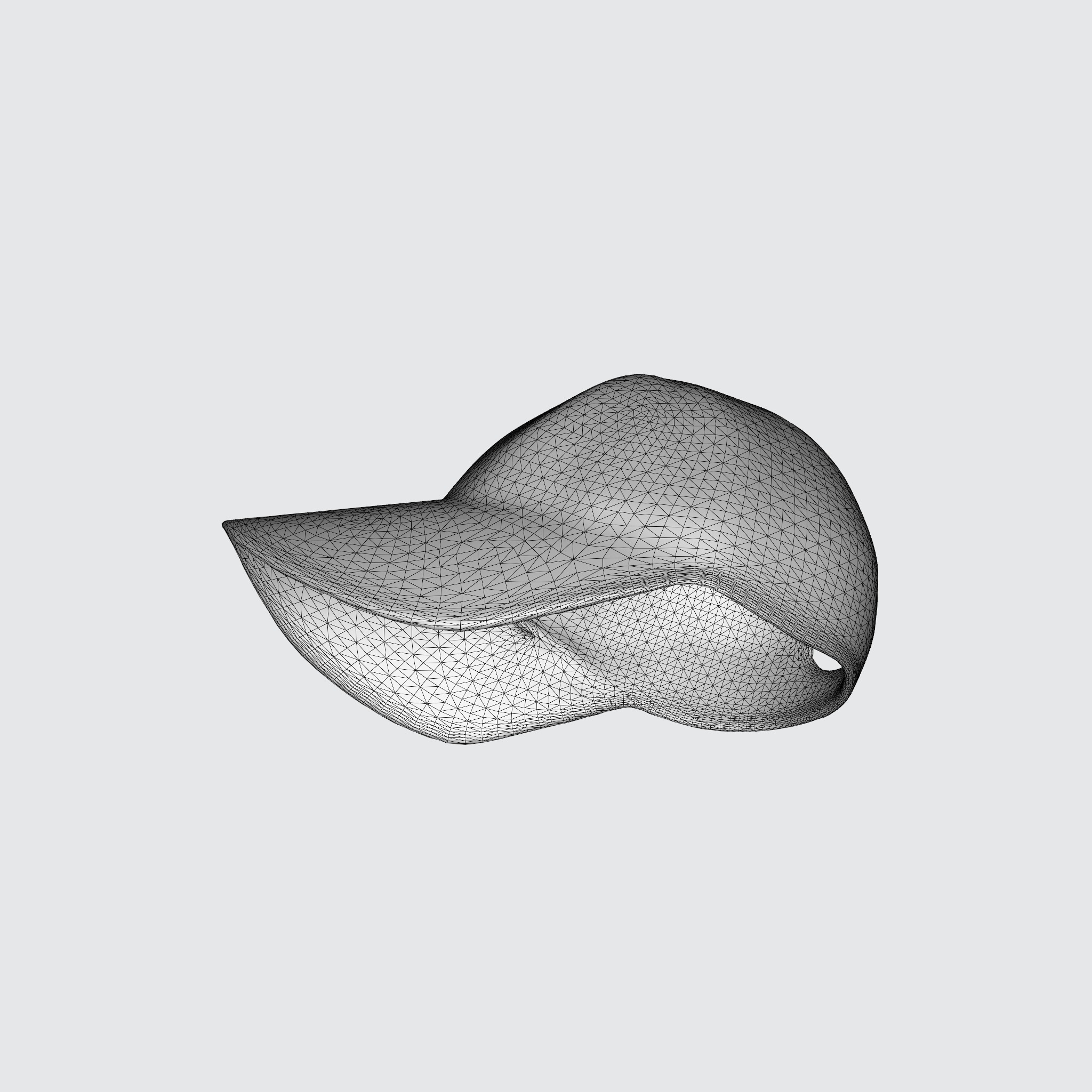 Baseball cap 3D model_6