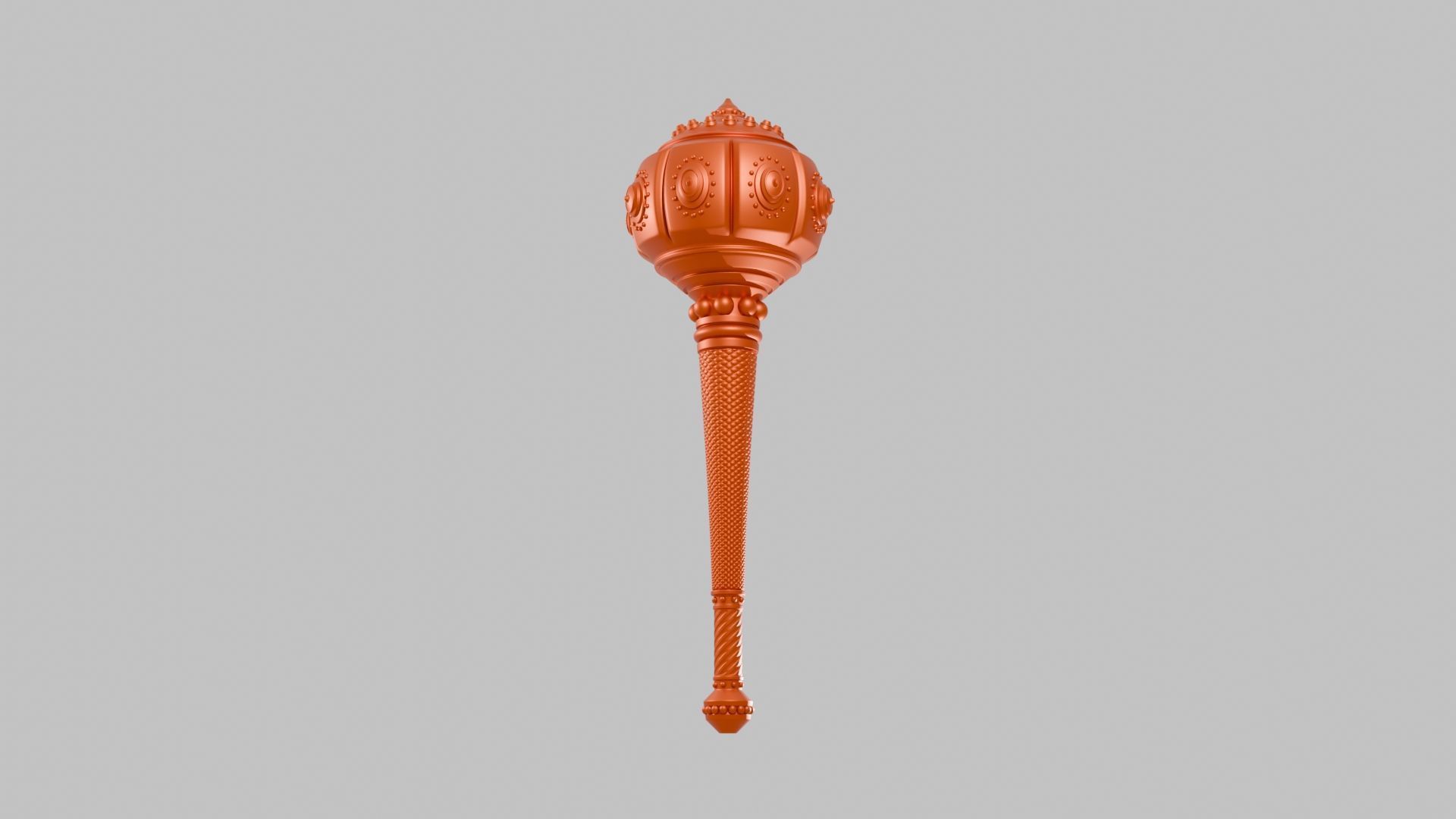 Gada Mace GM04 3D print model_3