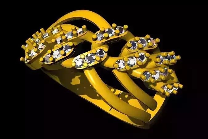 cuban chain Ring 3dm file