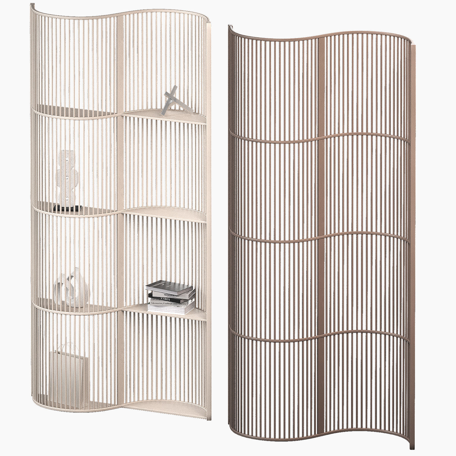 Room Dividers - Wooden Interior Partitions 3D model_3