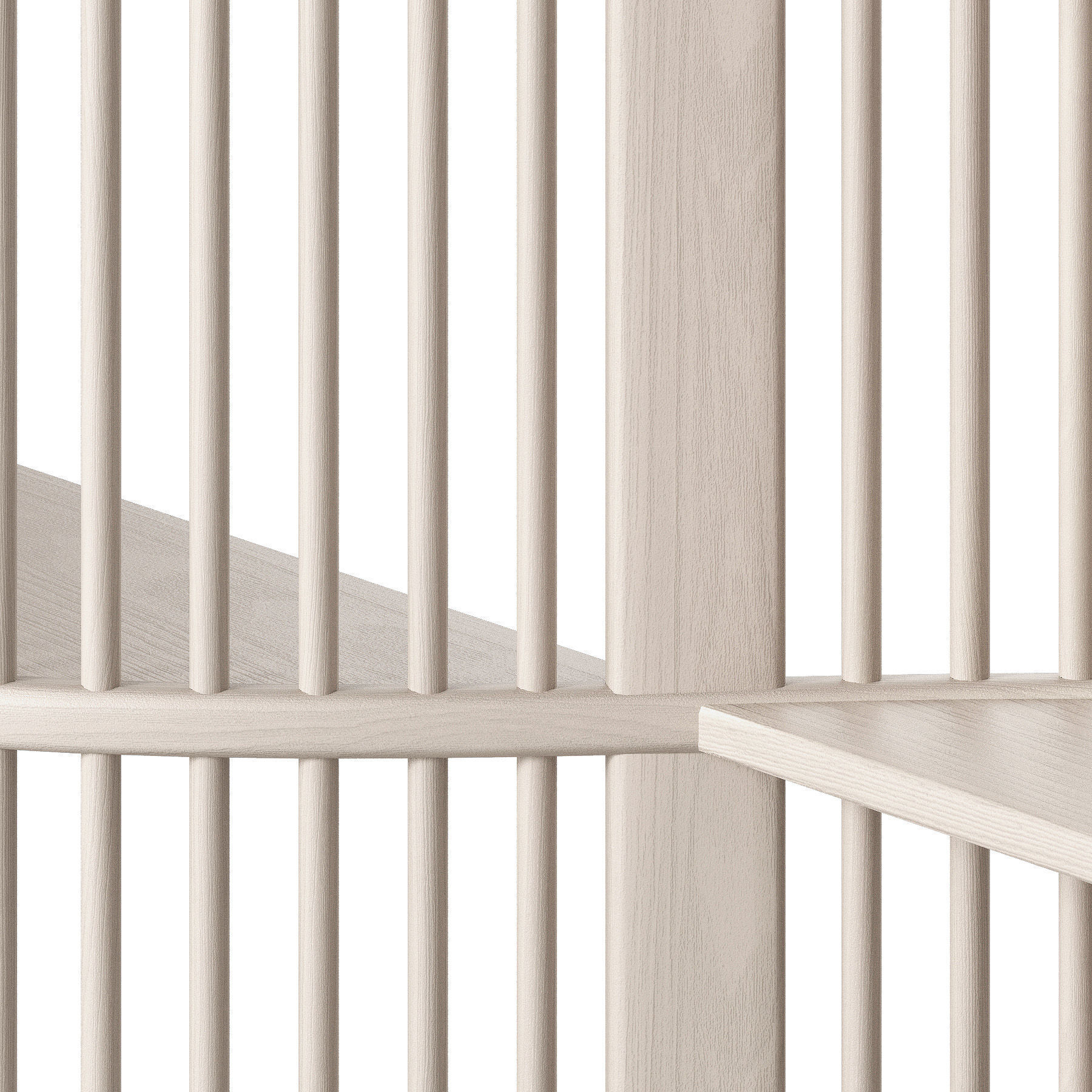 Room Dividers - Wooden Interior Partitions 3D model_4