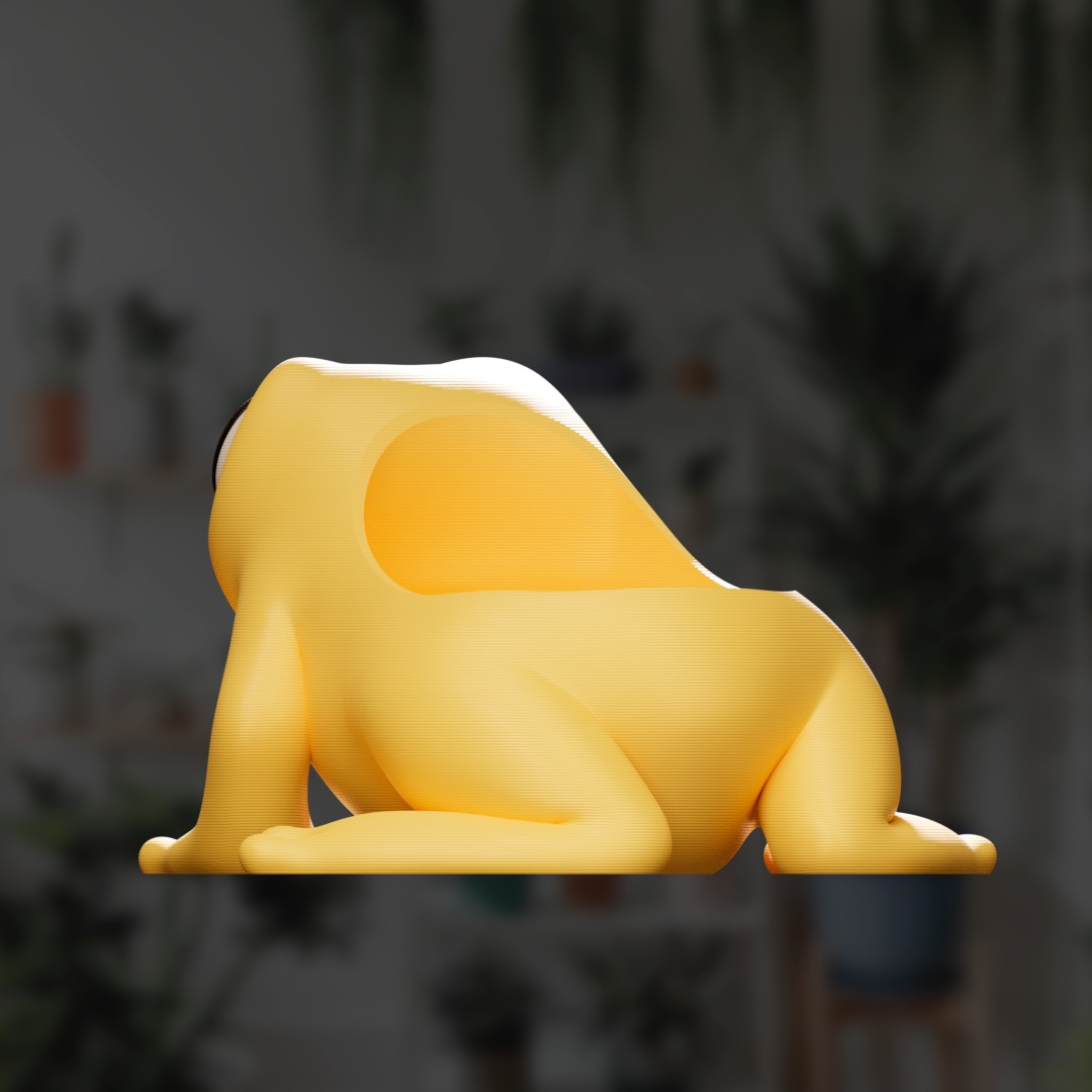 Toad - Planter - Pot 3D print model_3