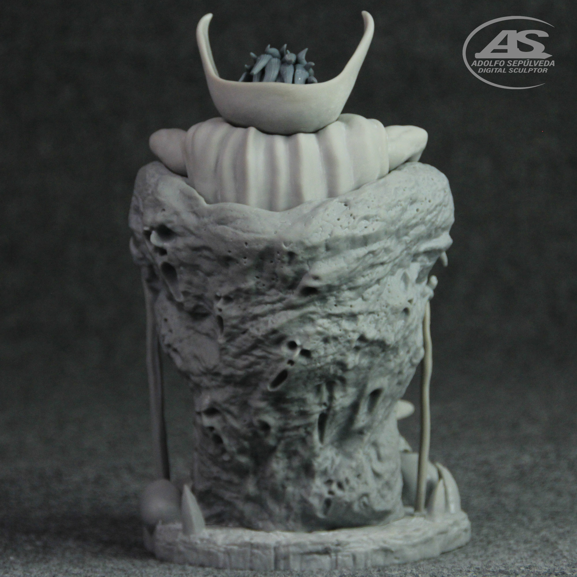 MEPHISTO ON THRONE 3D print model_4