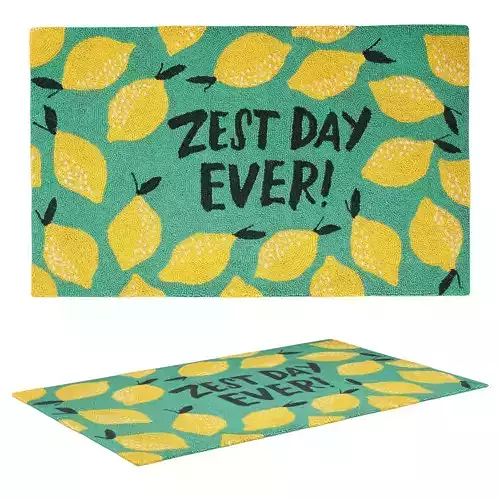 Hello Lucky Zest Day Hook Rug 3D model