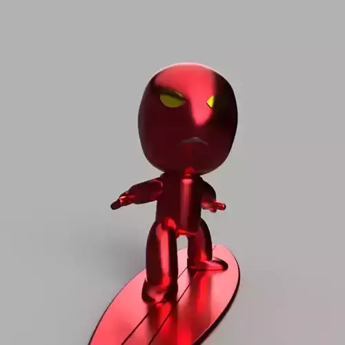 Marvel Comics Mini Red Surfer Norrin Radd