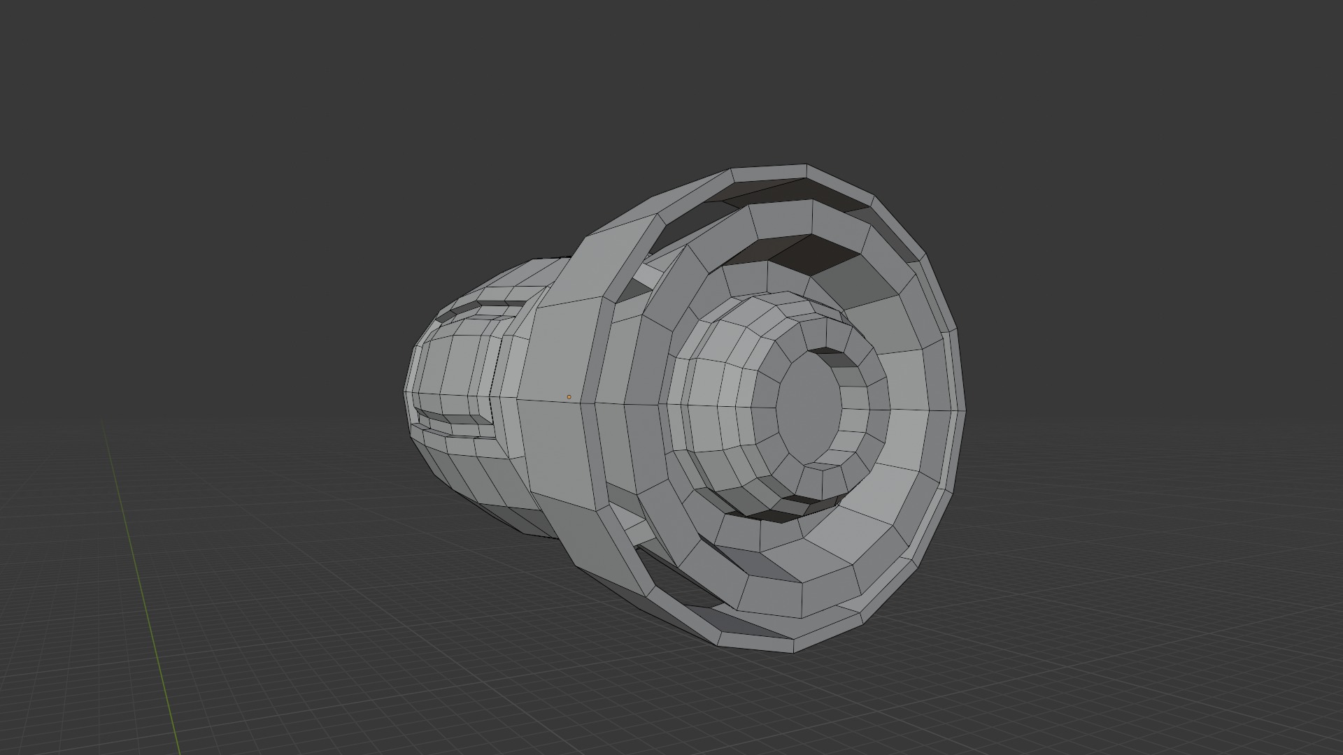 Drone Scifi - aka Hexa-Scout Mk1 - Bomb included Low-poly 3D model_9