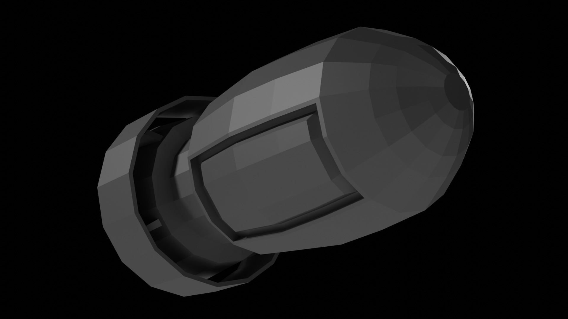 Drone Scifi - aka Hexa-Scout Mk1 - Bomb included Low-poly 3D model_7