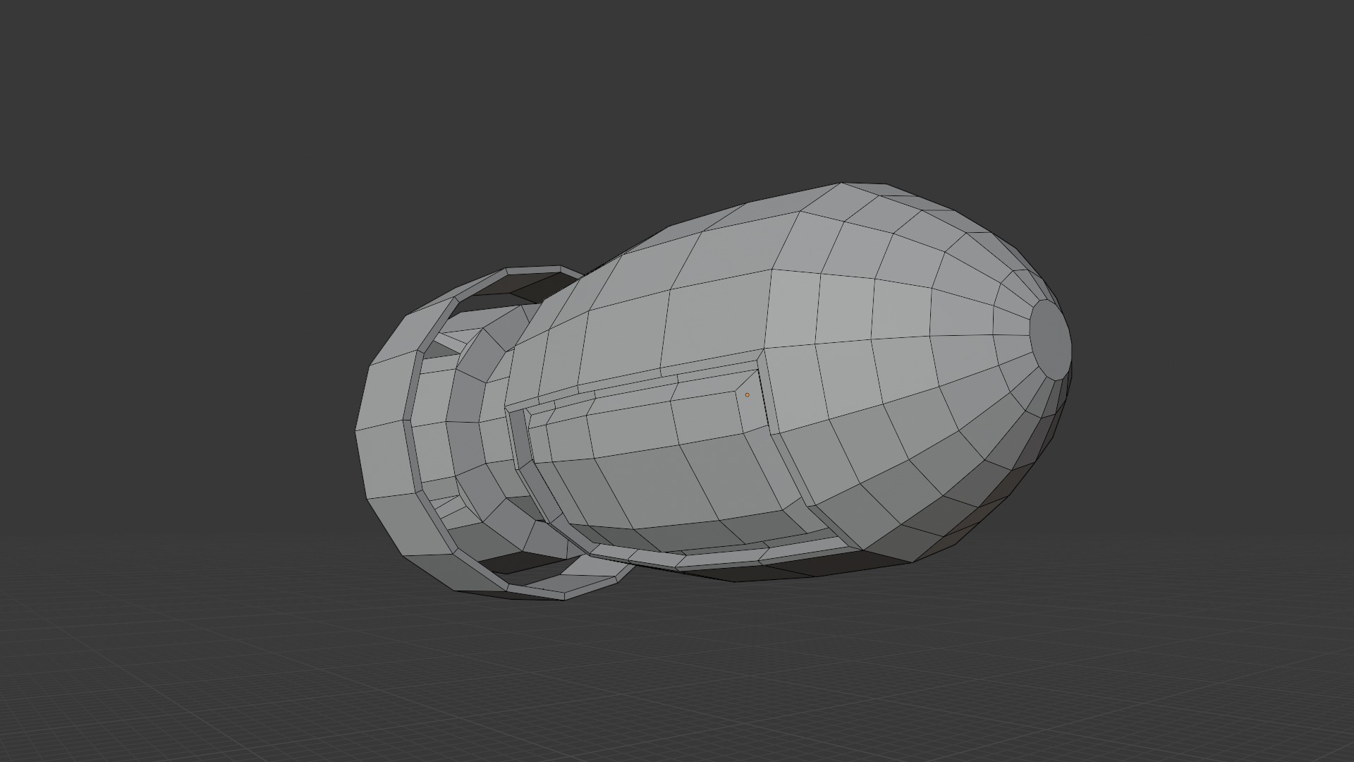 Drone Scifi - aka Hexa-Scout Mk1 - Bomb included Low-poly 3D model_8