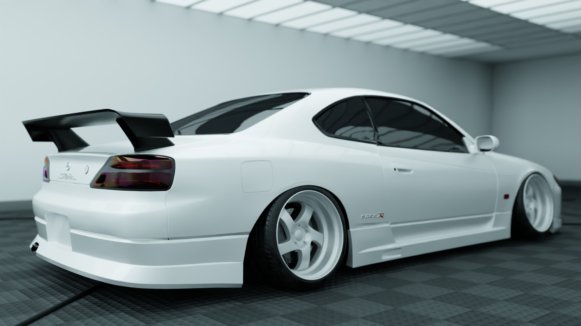 Highpoly Nissan Silvia JDM Edition 3D model 3D model_2