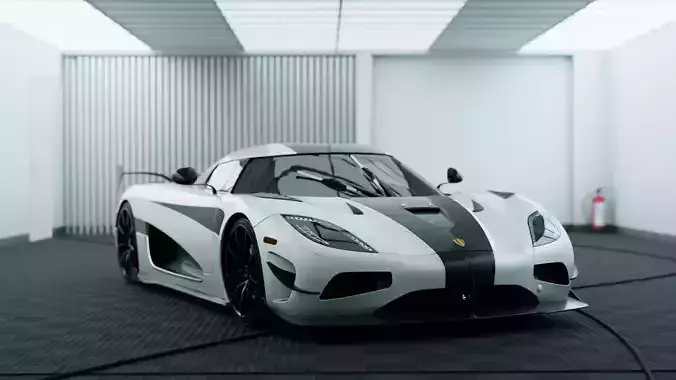 Highpoly Koenigsegg Agera 3D Model 3D model