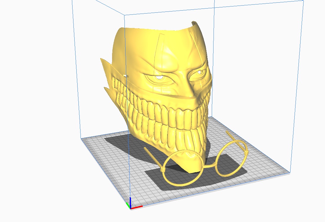 Dandadan Okarun High Quality Mask - Anime Cosplay 3D print model_27