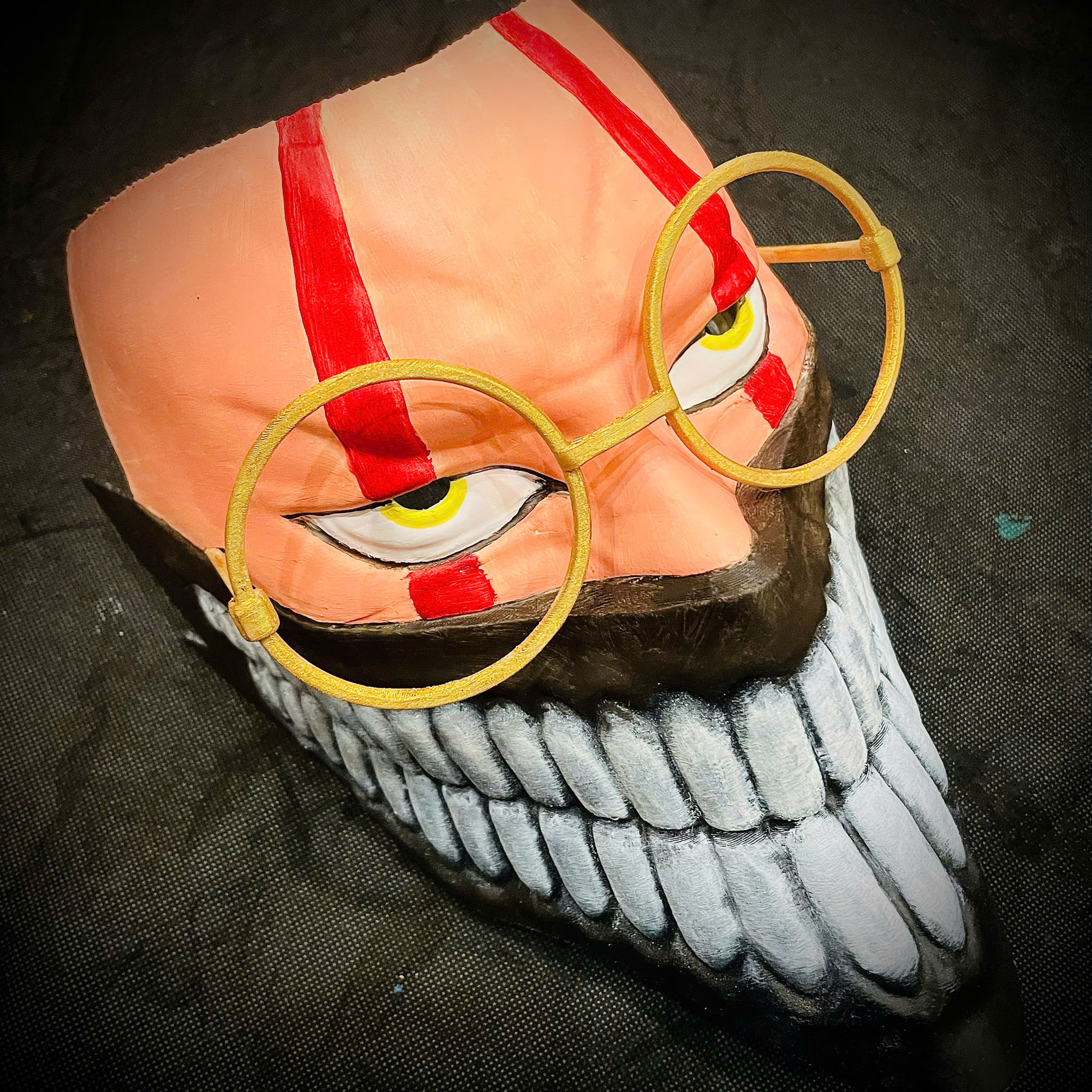 Dandadan Okarun High Quality Mask - Anime Cosplay 3D print model_3