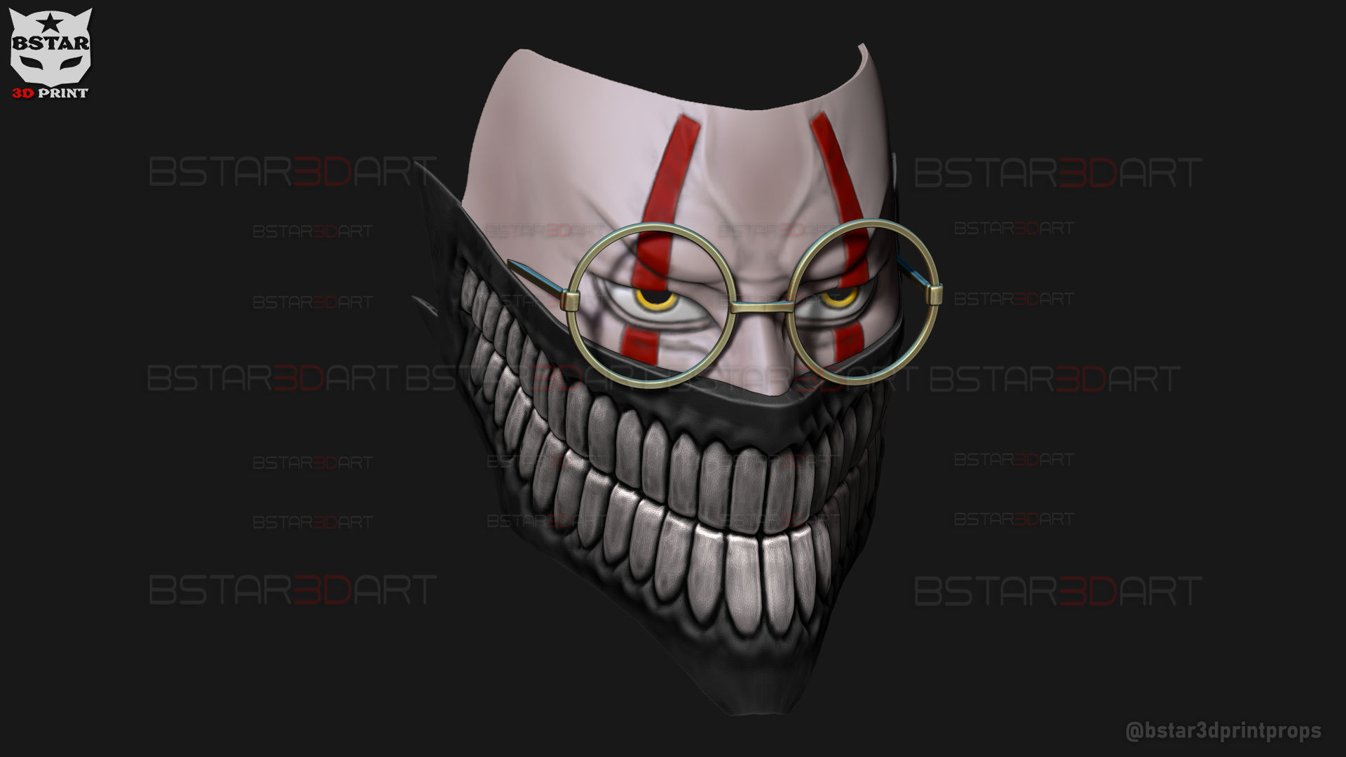 Dandadan Okarun High Quality Mask - Anime Cosplay 3D model 3D printable ...