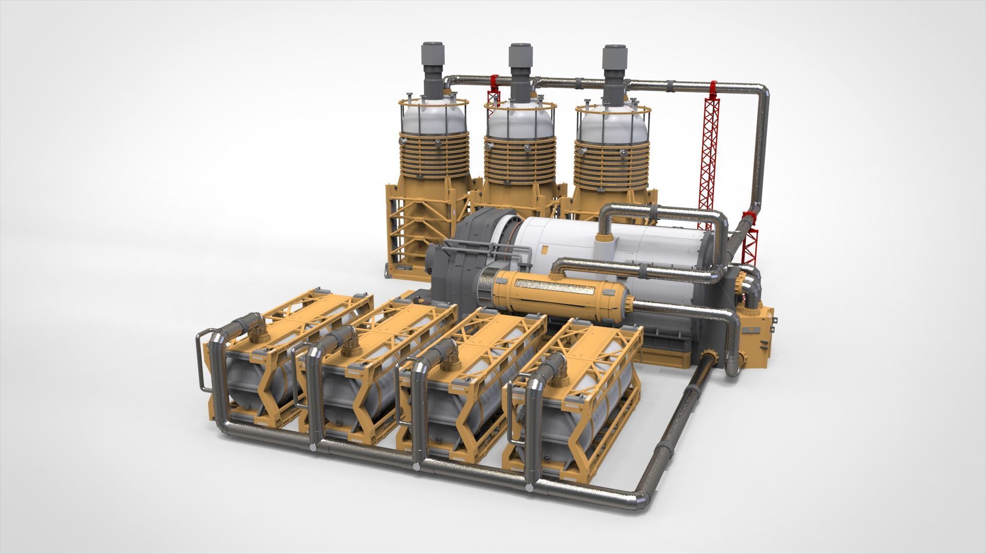 Sci-fi storage tank 4 3D model_3