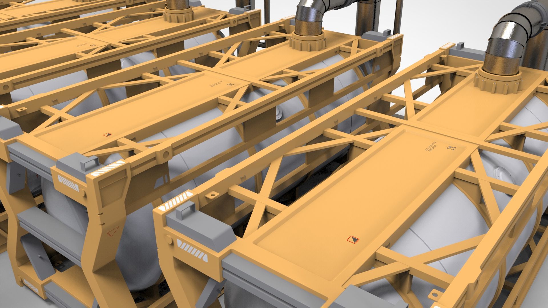 Sci-fi storage tank 4 3D model_23