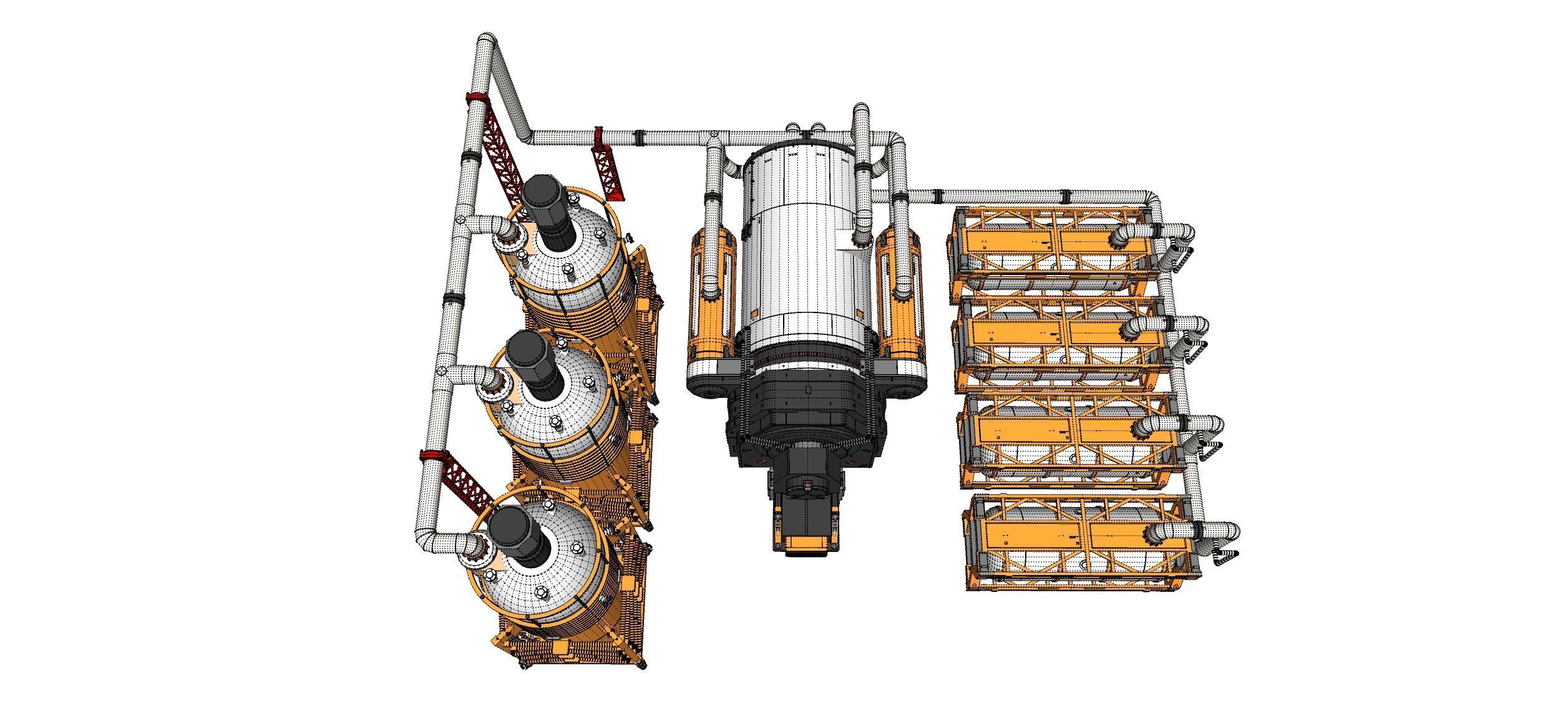 Sci-fi storage tank 4 3D model_31