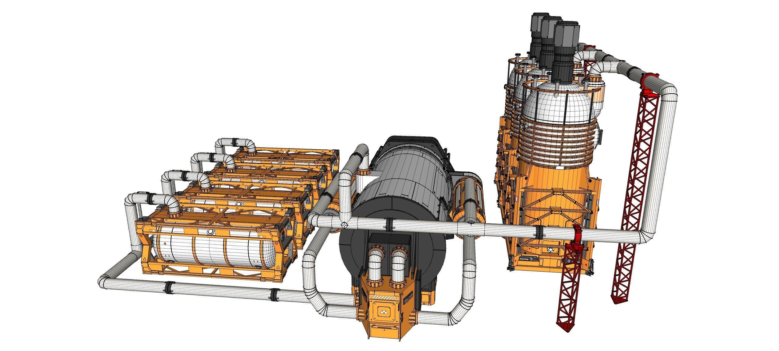 Sci-fi storage tank 4 3D model_28