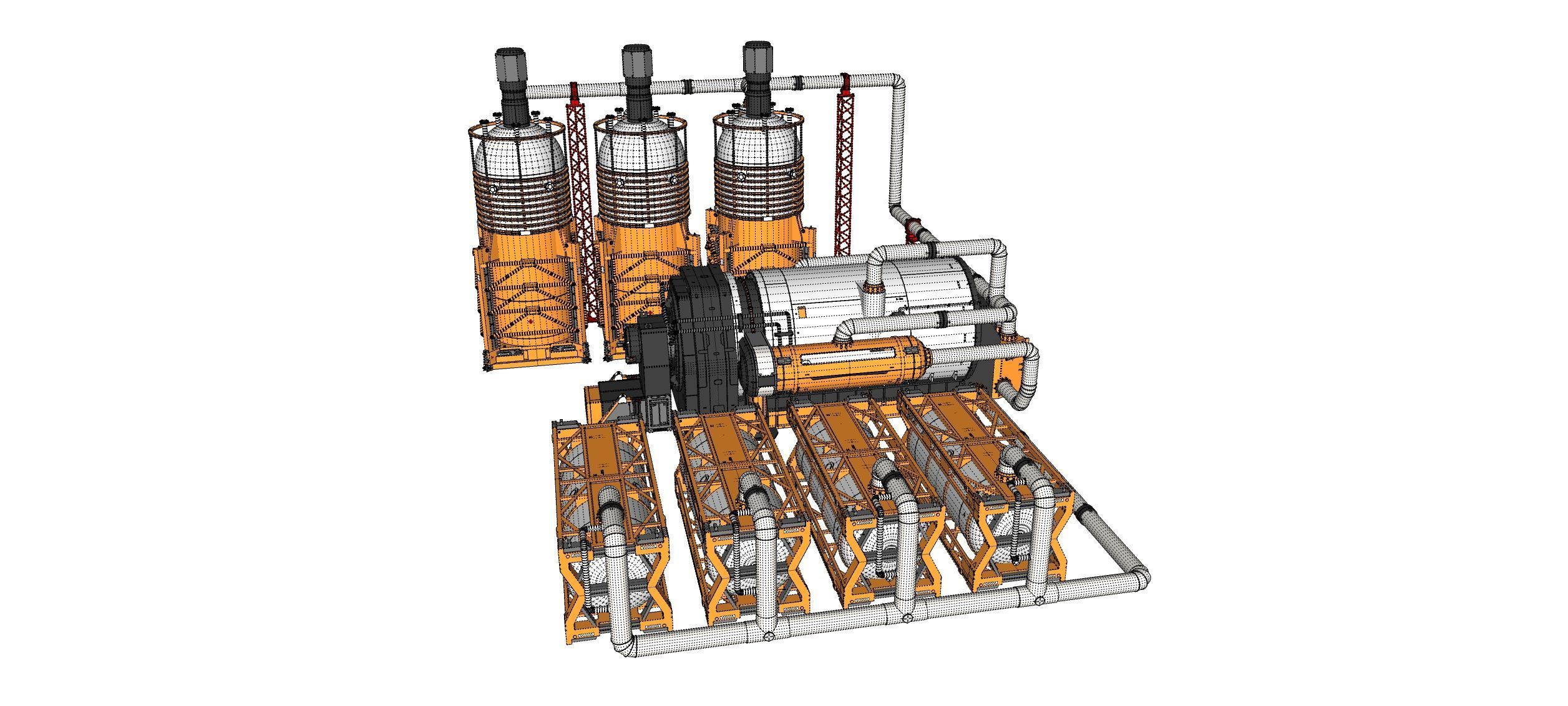 Sci-fi storage tank 4 3D model_26