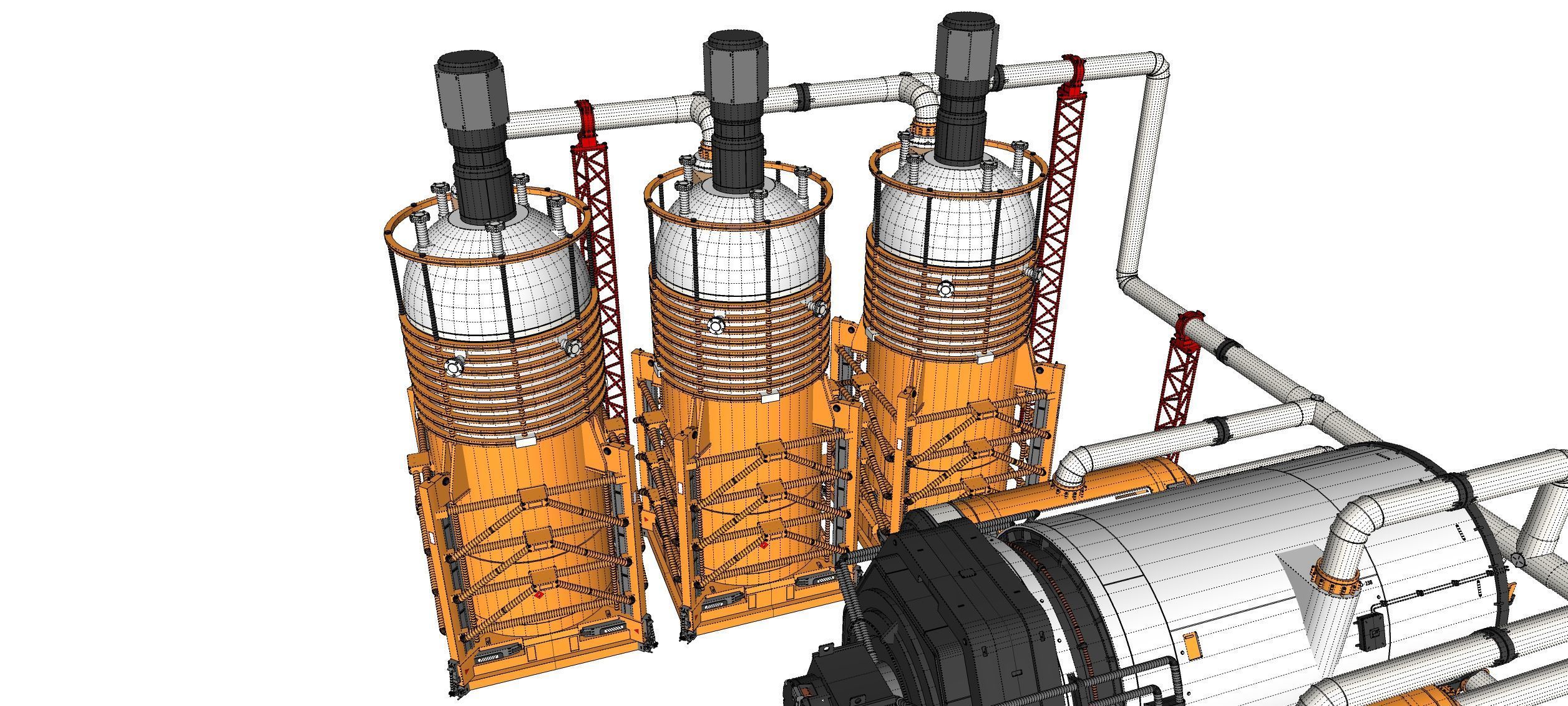 Sci-fi storage tank 4 3D model_32