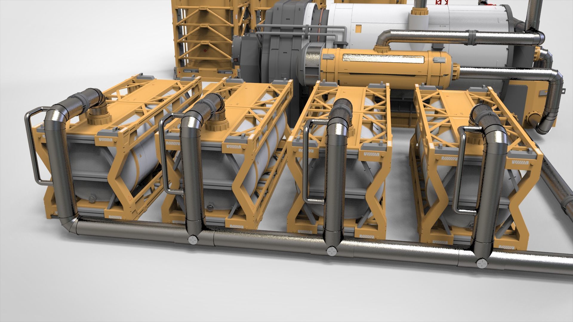 Sci-fi storage tank 4 3D model_20