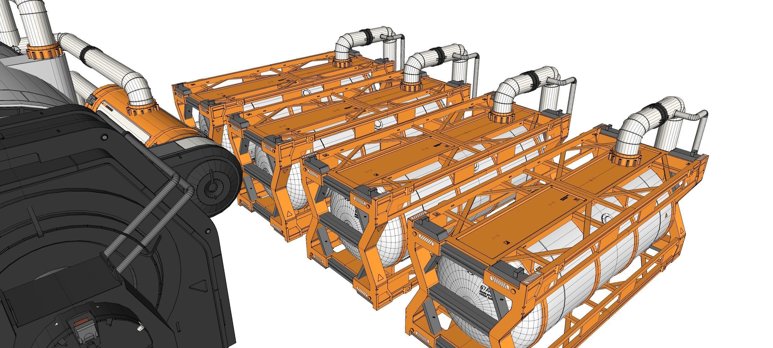 Sci-fi storage tank 4 3D model_34